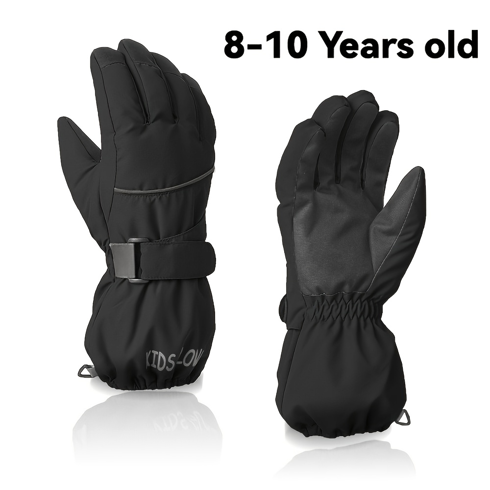 And Stylish: ' Winter Lined Fleece Mittens - Solid Color Ted Gloves For , 's Ski Gloves, Halloween & Christmas Gifts For , Outdoor Gloves