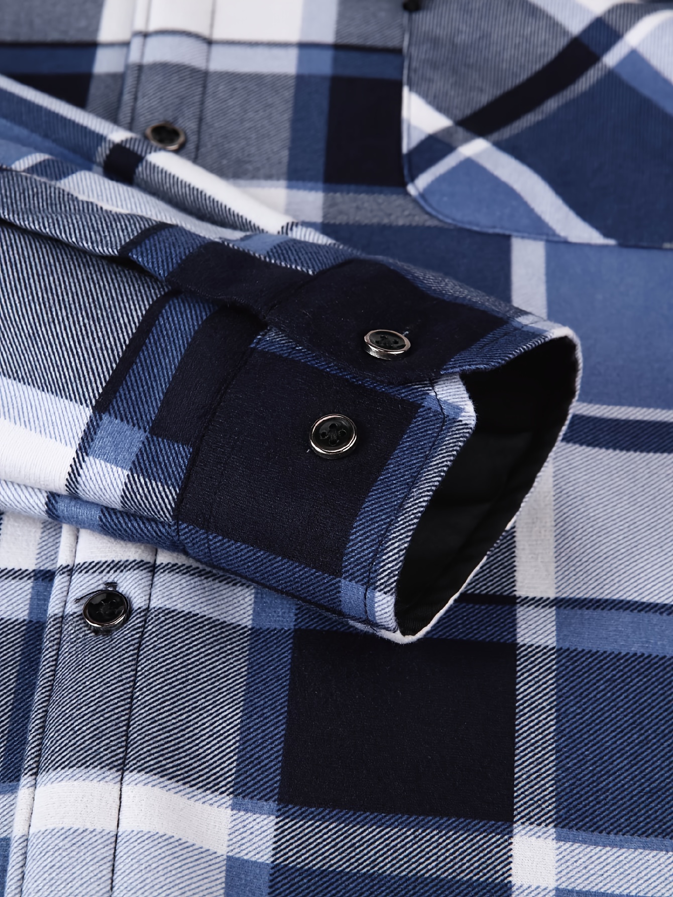 Thermisch werkschort met capuchon voor heren - Heavy-duty fleece gevoerde winterjas met ruitpatroon, volledige ritssluiting aan de voorkant, lange mouwen, overhemdjasje met knoopsluiting voor boerderij, bouw, buiten - Dik geïsoleerd laagstuk (s-3xl) - Ideaal voor Col