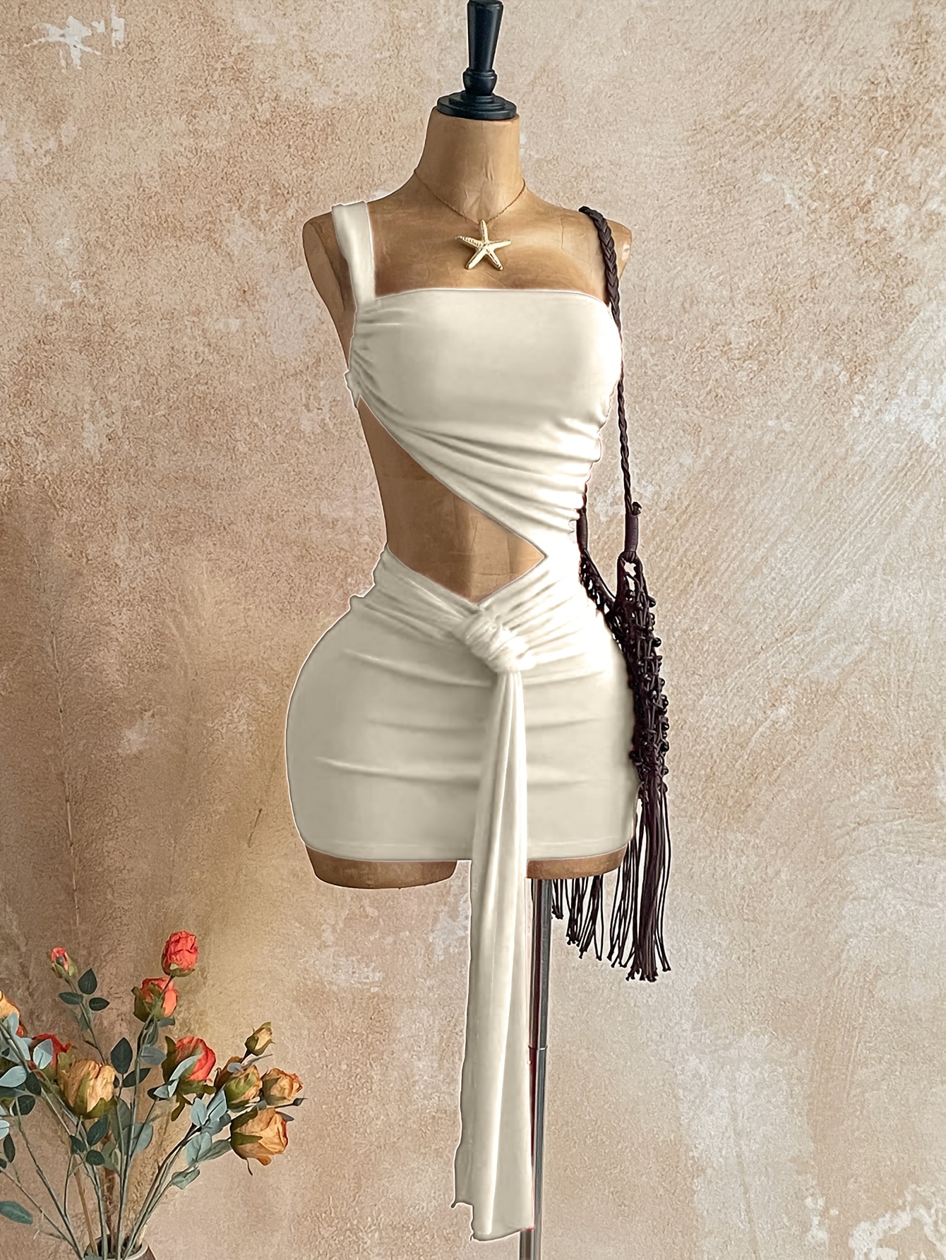leia womens fashion solid color lace mini dress summer - Temu Mauritius