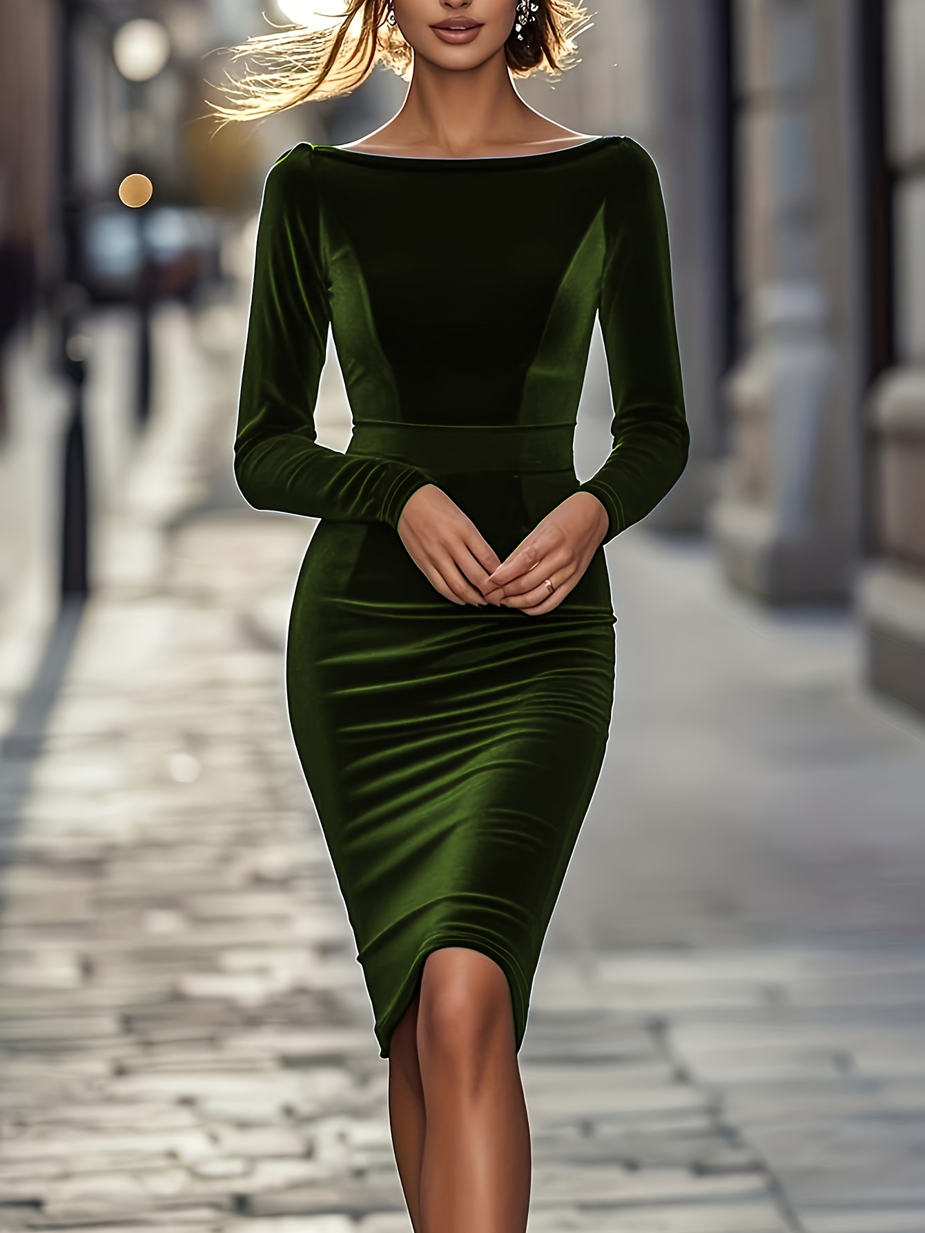 bodycon dress canada Pink Square Neck Long Sleeve Ruched Bodycon Mesh Midi Dress  AX Paris