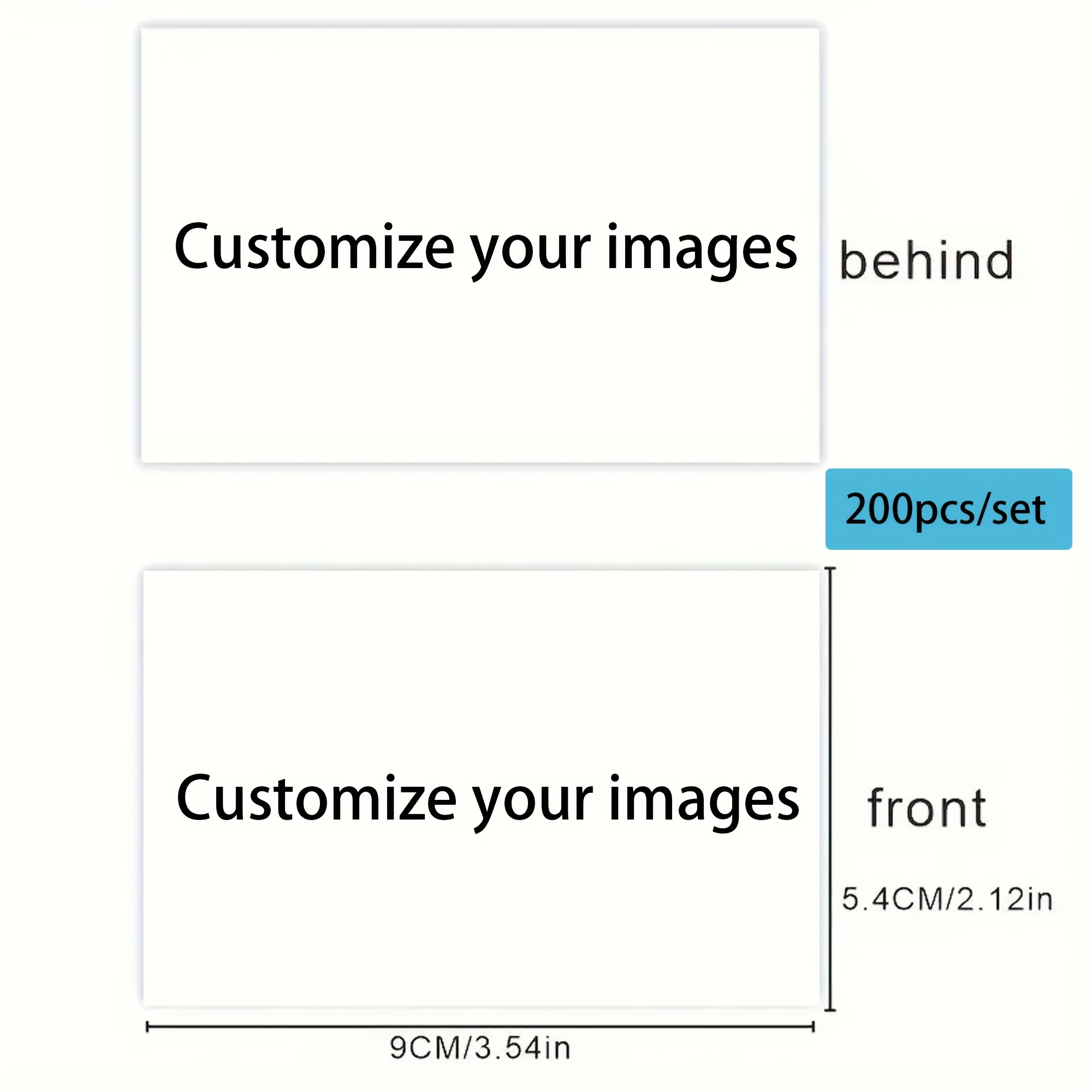 Image of Custom 10//50/80/90/100/200/500/1000/2000pcs Set Of Personalized Business Cards, Personalized Professional Work Cards, Suitable For And University Style, Custom Vip Cards, Stylish Office And