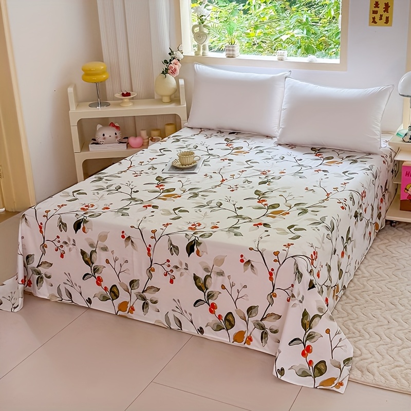 TEMU Drap de lit brossé Brise d'Été, Oreiller non
