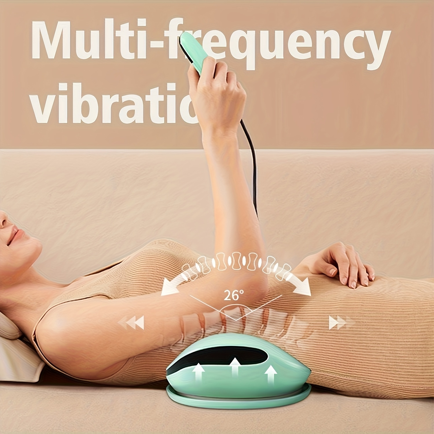 electric waist massager a vibration device heating function Temu