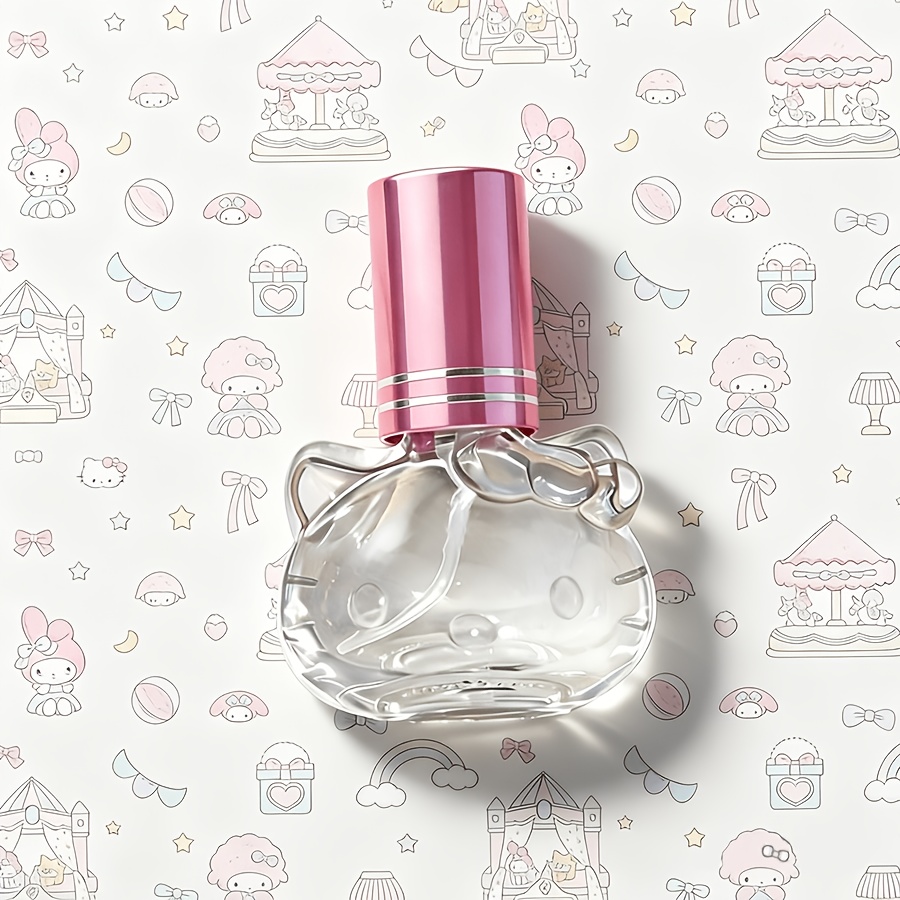 bunte transparente leere parfümflasche