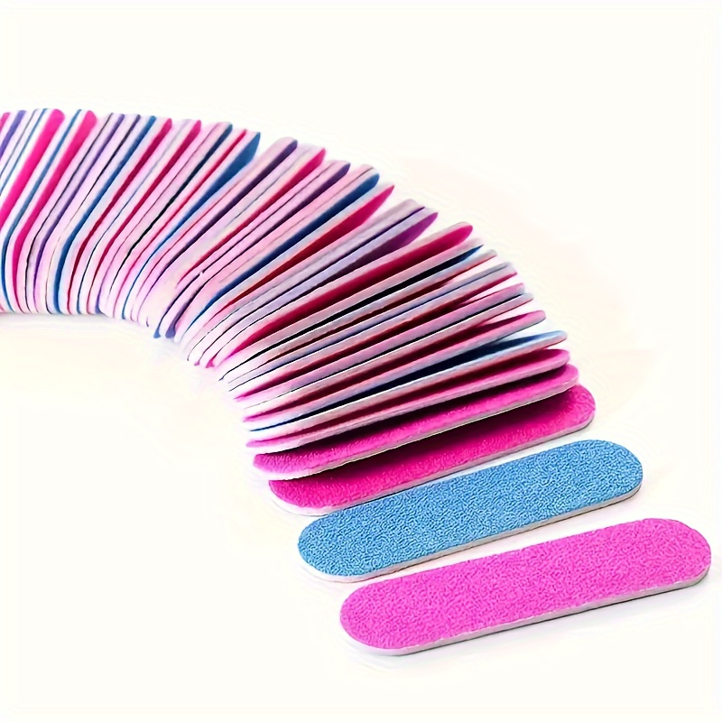 16pcs Double-Sided Nail Files, Convenient Mini Polishing Tools
