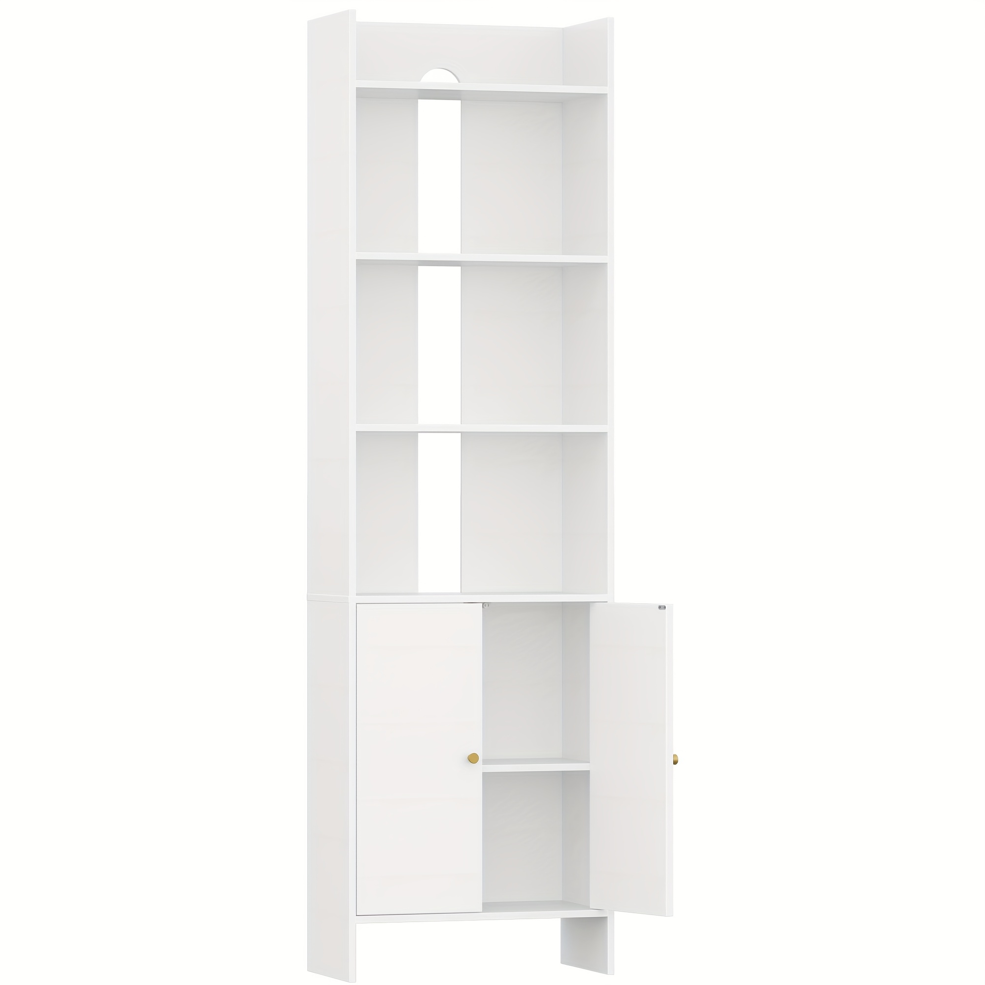 TEMU Estantería de con 6 estantes, ideal para , oficina en o cocina, : 24 X 48 X 169.2 Cm