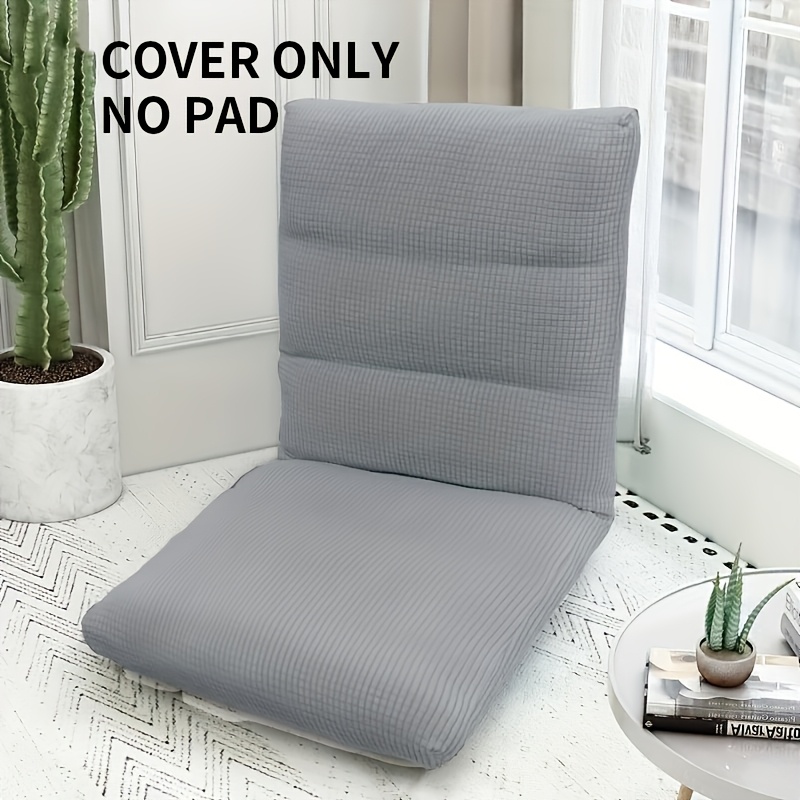 TEMU 1 elástica de terciopelo de de color sólido, cobertura total, perezosa y casual para silla