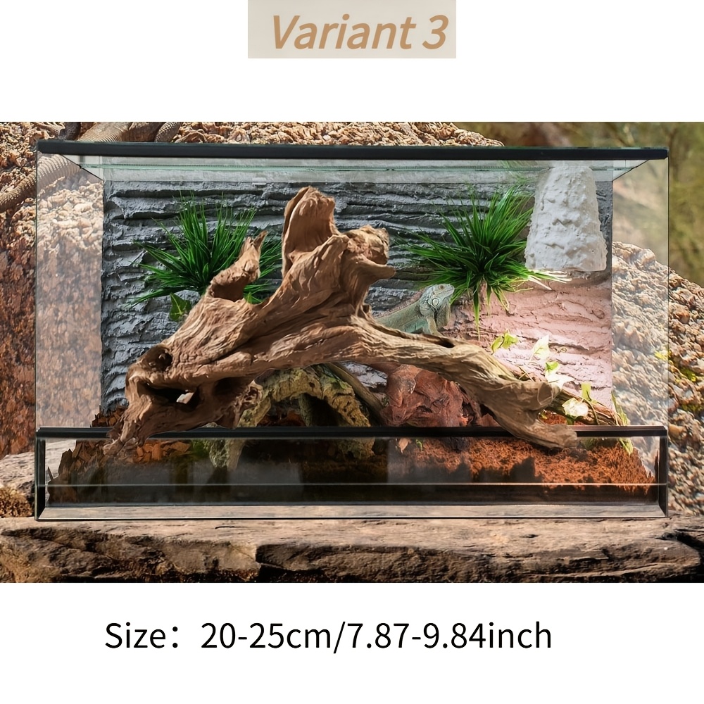 Image of 10-/20-25cm Natural Driftwood Decor - Unique Branch Design, Suitable For Aquariums, Reptile, And Enclosures - Durable Wooden Ornament With Natural Wood Grain Patterns, Random Styles And Shapes