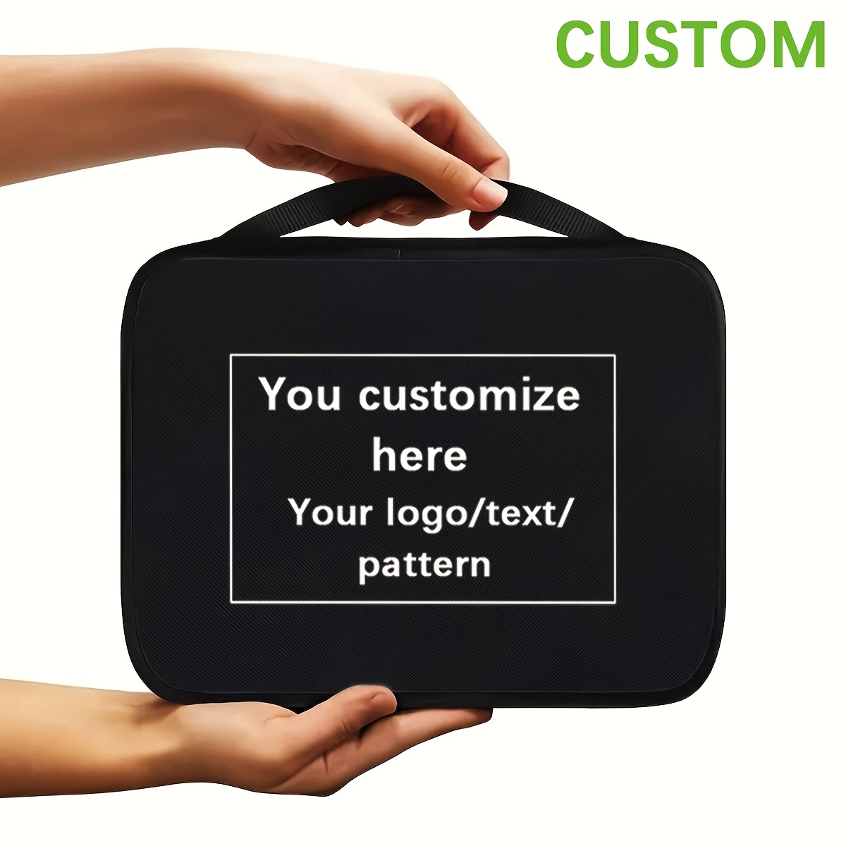 TEMU Fashion Easy Custom Photo Printed Handbag, Multi-functional Crossbody Bag, Custom Gift For , Multi-functional Large Capacity Storage Bag,
