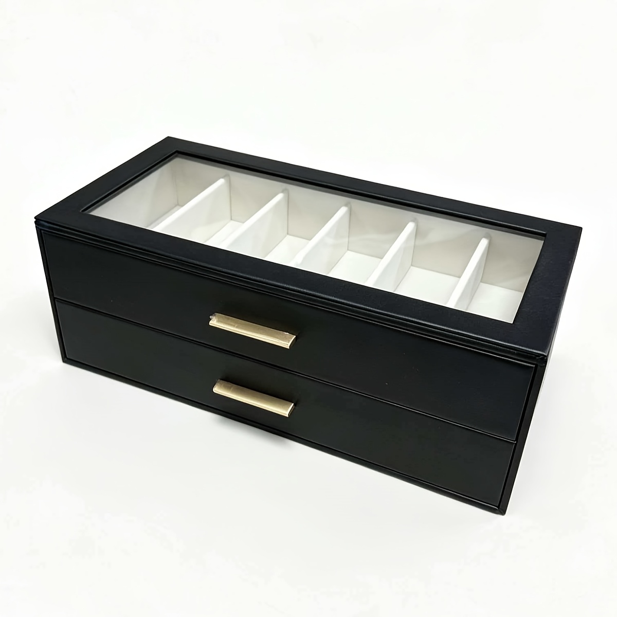 TEMU New Unisex Fashion Glasses Storage Case, Eyeglasses Storage Box With Clear Case