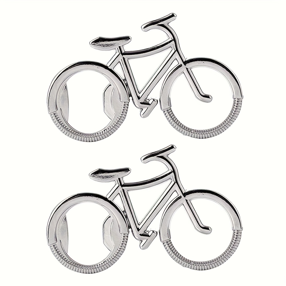 TEMU 1/2 piezas de llavero personalizable para bicicletas, abrebotellas ideal para ciclistas, bebedores o como regalo