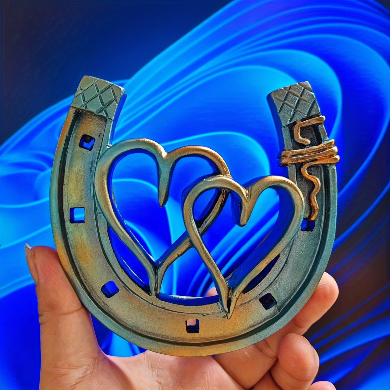Iron Hoof Resin Craft Ornaments For Garden And Home Decoration