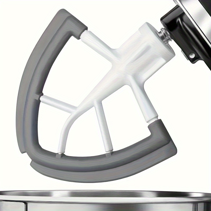 1    beater for kitchenaid tilt head stand mixer 4 5 5 quart flat beater paddle with flexible silicone  s bowl scraper details 3