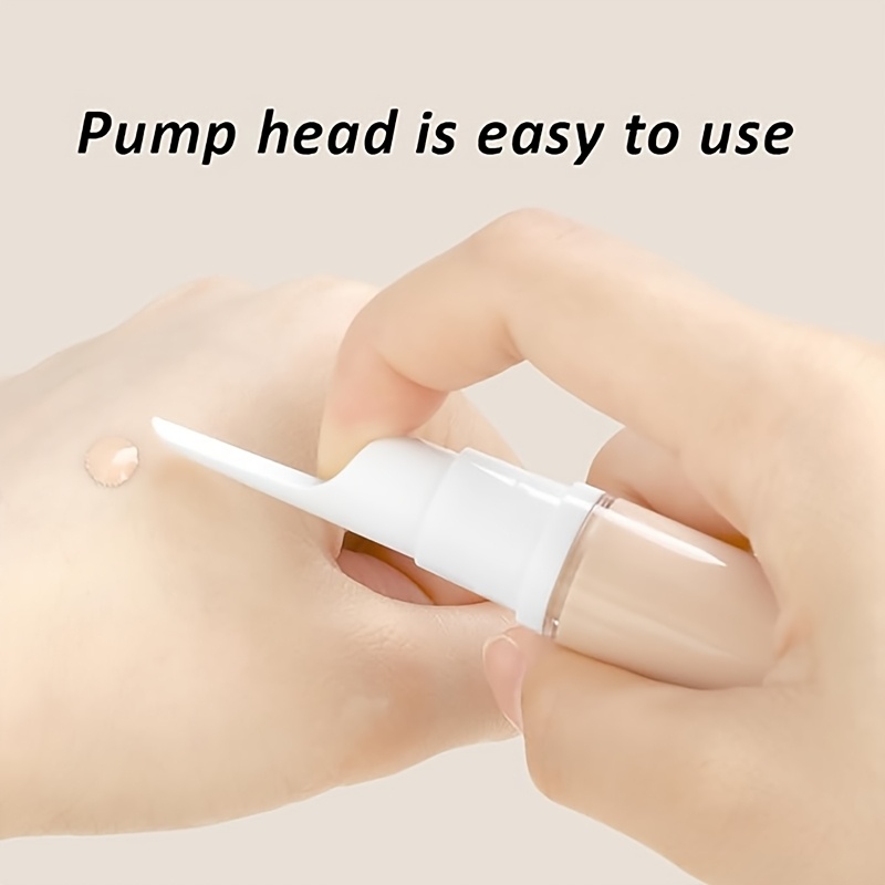 6 pcs0 17oz 0 34oz pump free vacuum lotion bottle eye   pump bottle empty eye cream   dispenser portable sub packaging bottle travel friendly very suitable for eye cream and gel   leak proof duck mouth design easy to apply 2