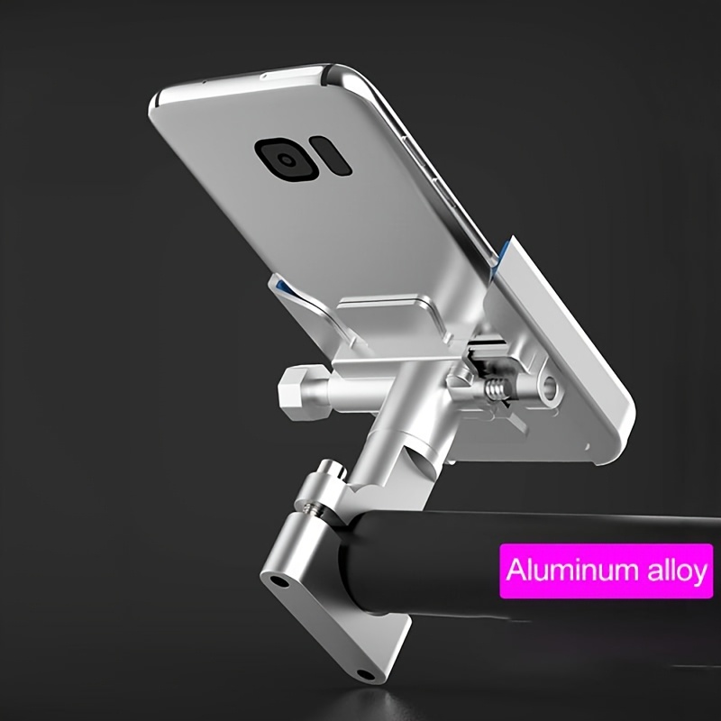 

Support de Téléphone pour Vélo en Aluminium Rotatif à 360° - , Convient pour le Cyclisme de Montagne et de Route, Motos