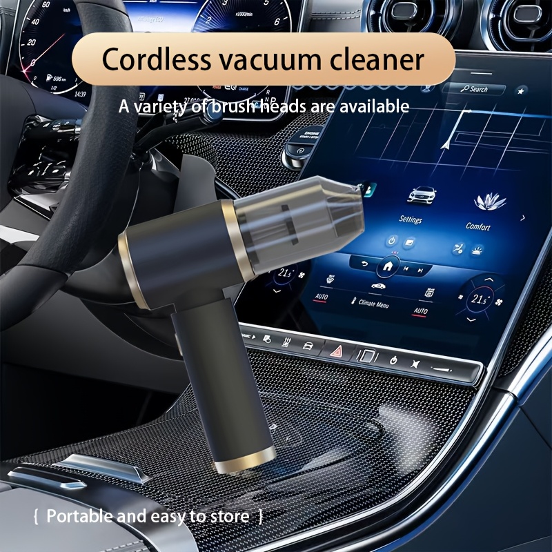 an integrated handheld car vacuum cleaner wireless and usb rechargeable convenient to store suction and   one machine suitable for     Product details 0