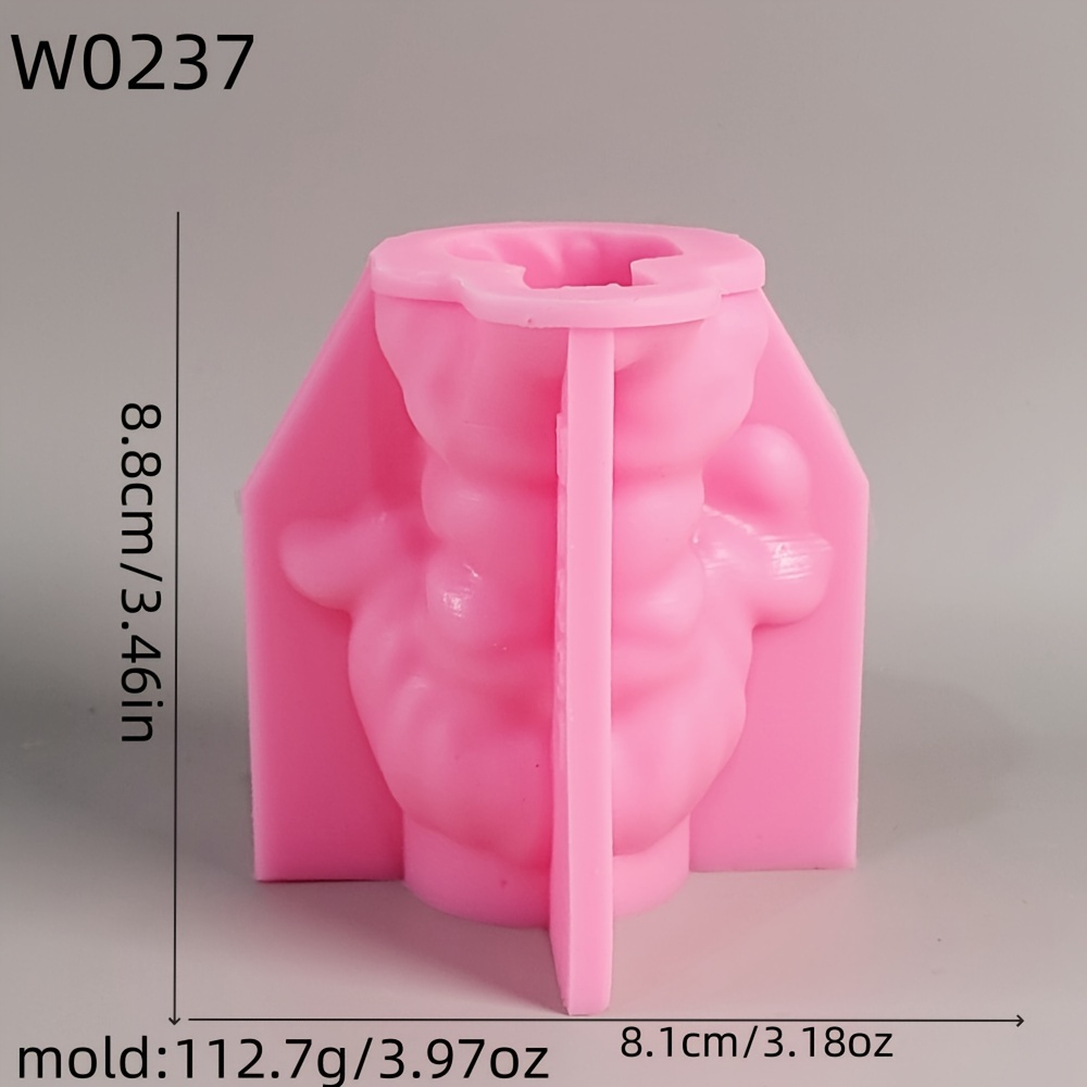Image of Resin Casting Molds Little Cheek 3d Decorative Silicone Mold Candle Silicone Mold Gypsum Decorative Silicone Mold Candle Holder Silicone Mold Home Decoration Epoxy Resin Mold W0237