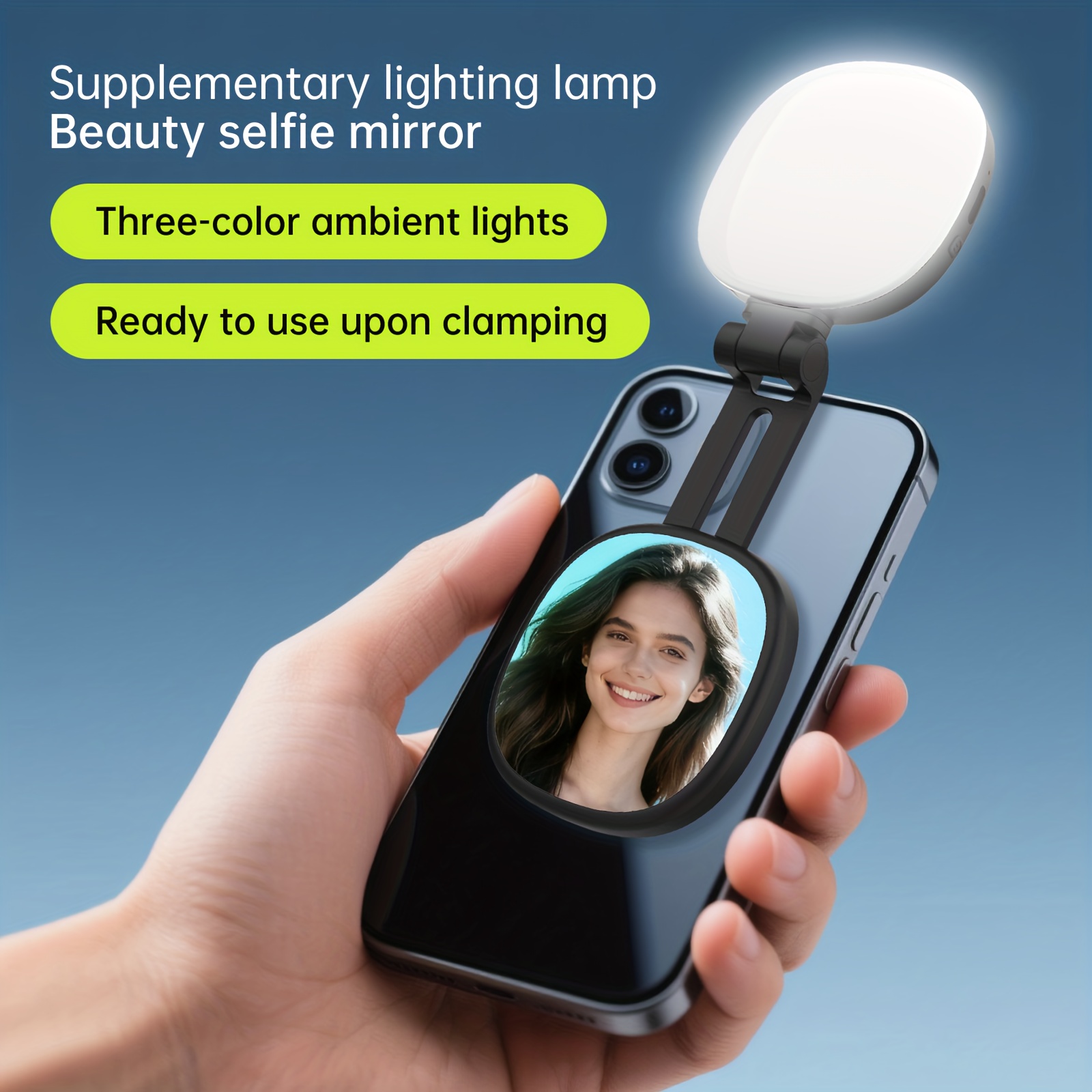 beauty selfie tool   ring light height adjustable   ideal for recording live streaming vlogging and calls Product details 4
