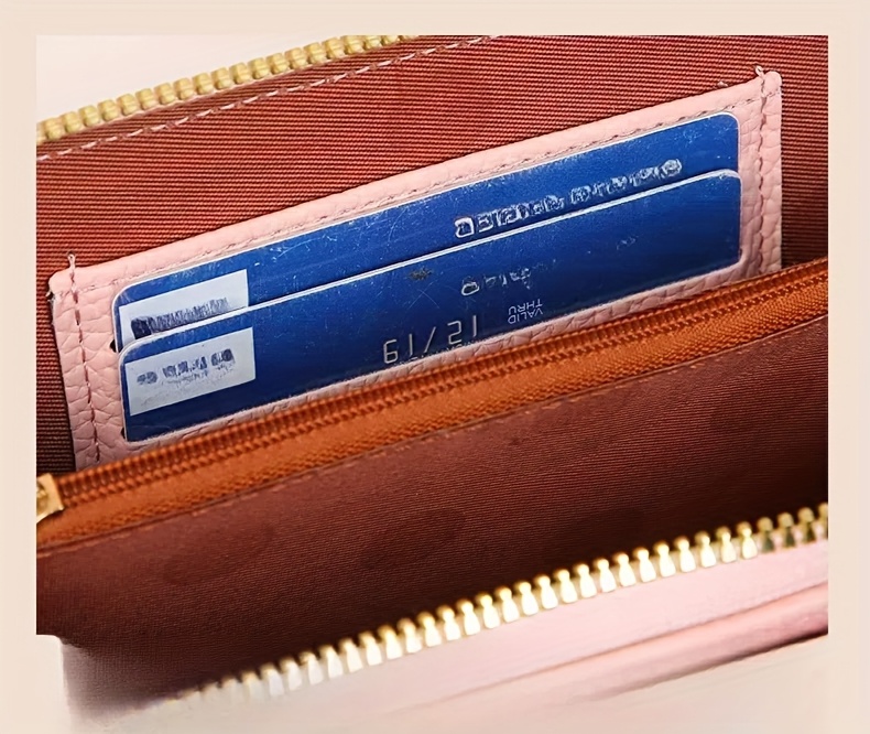 2024 new womens messenger bag korean fashion lychee pattern solid color embroidered single shoulder black red with adjustable strap   closure stain resistant polyester lining no printing   paint with operation   do not wash details 12