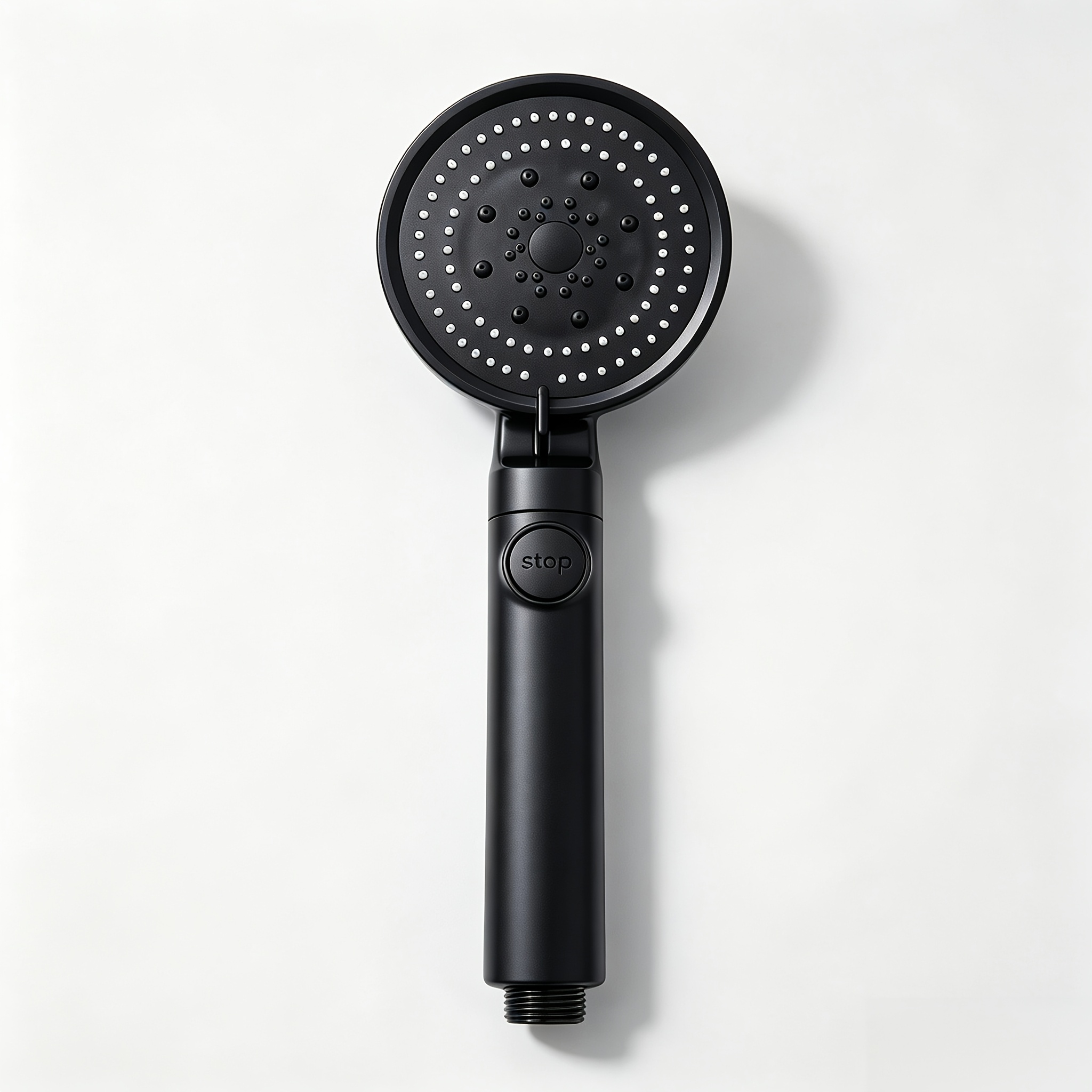 Image of 1pc 5-speed Silvery Household Pressurized Showerhead, Showerhead, Bathroom Shower Showerhead, Handheld Pressurized Showerhead For Shower Use For Shower Use