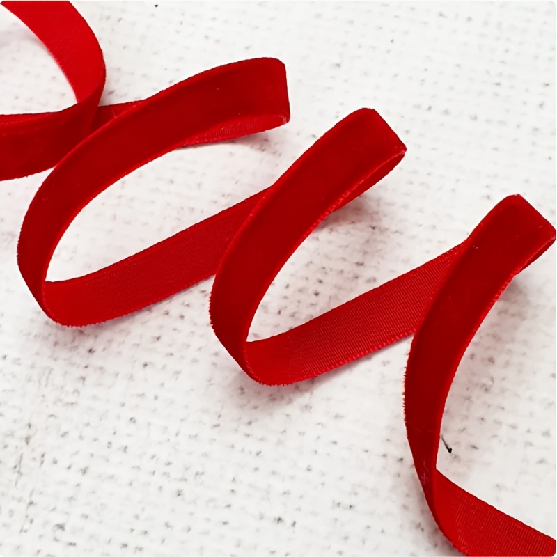 red velvet ribbon sold on Temu Australia