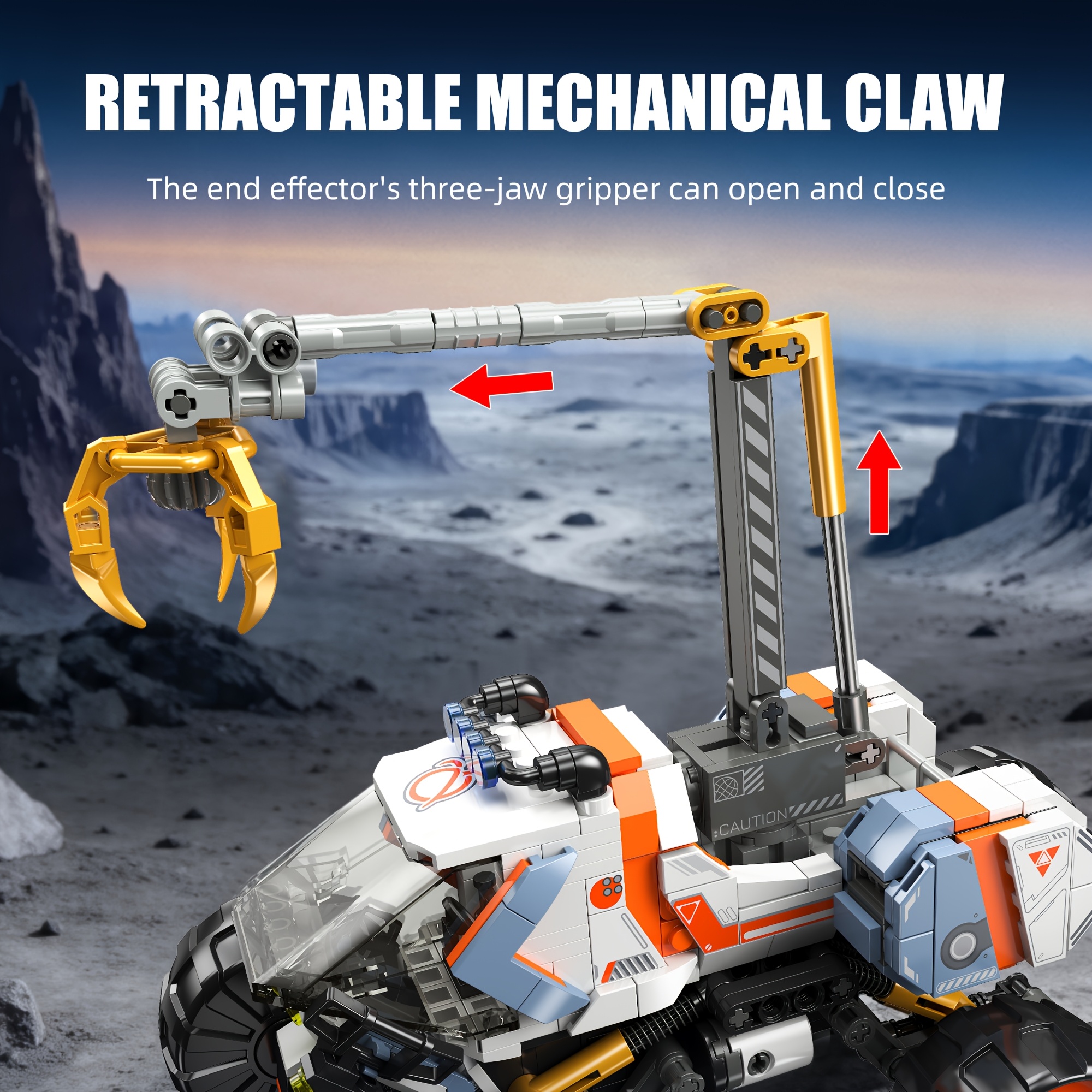 643 Standard Granules Planet Exploration Mining Car Block Set
