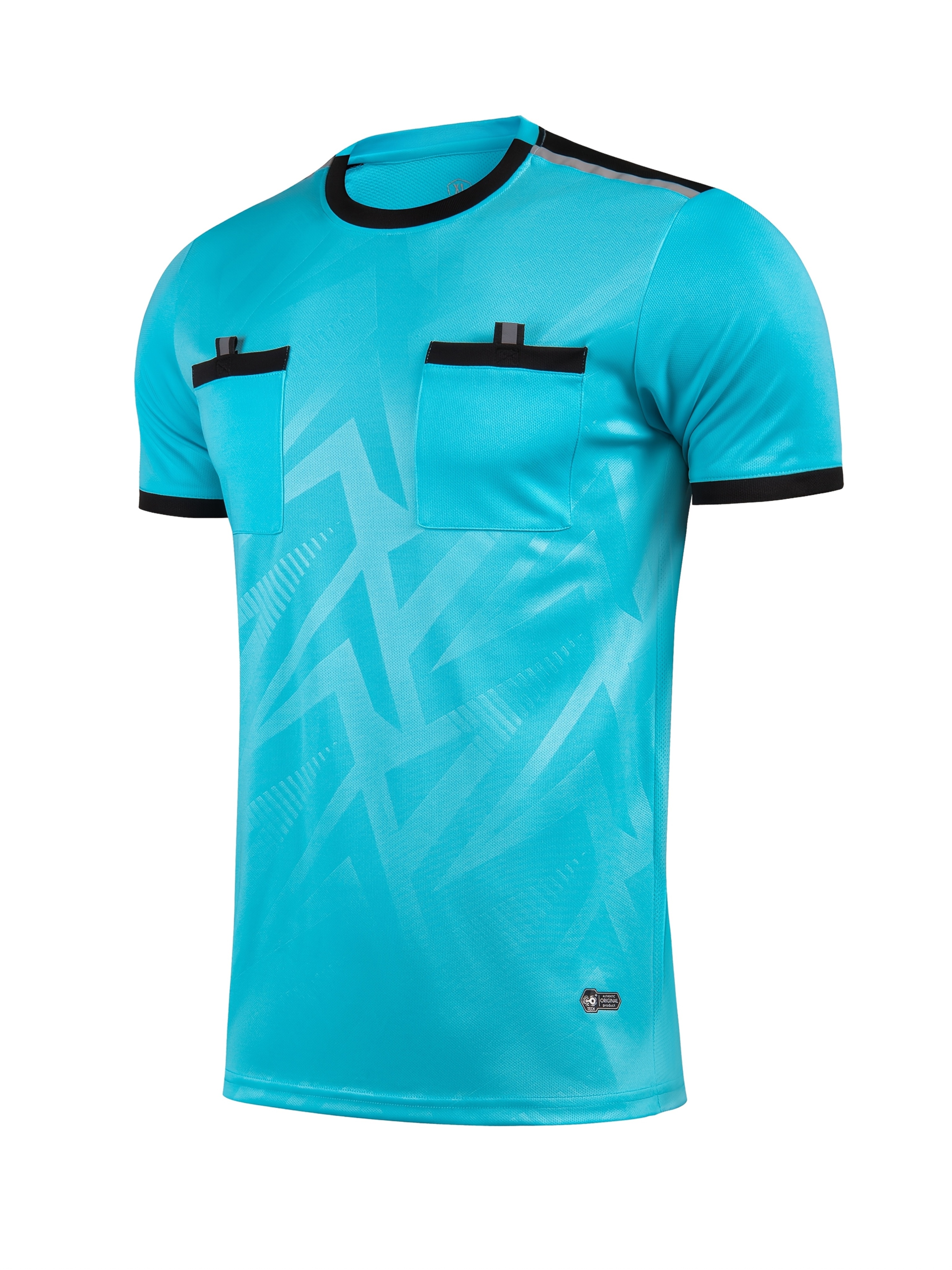2pcs set sports referee uniform suitable for soccer badminton table tennis and other sports training and running   a comfortable breathable short sleeve t shirt with sports pockets and quick drying athletic shorts designed for training