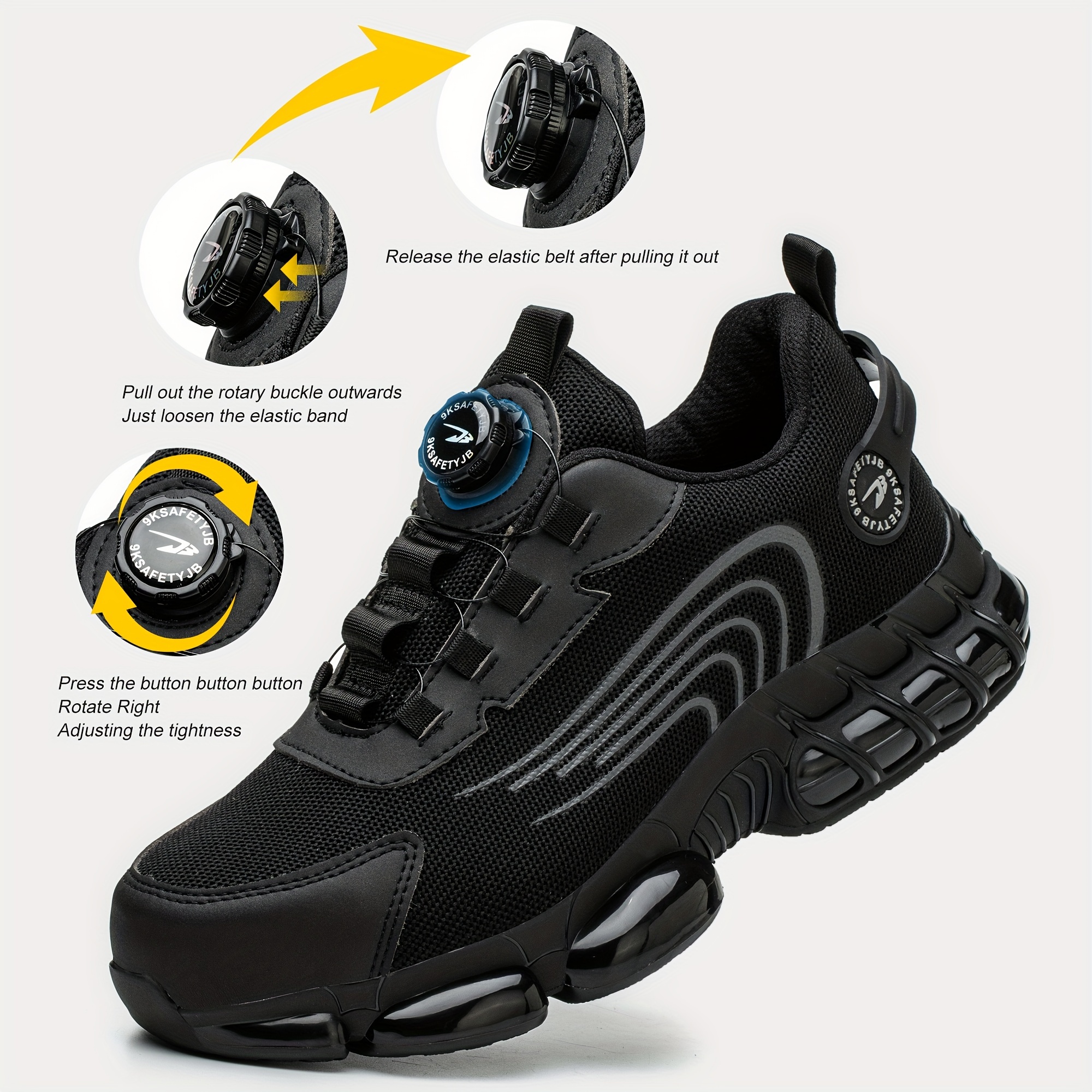 new safety shoes with lazy twist for men, anti-spike and  display picture 1