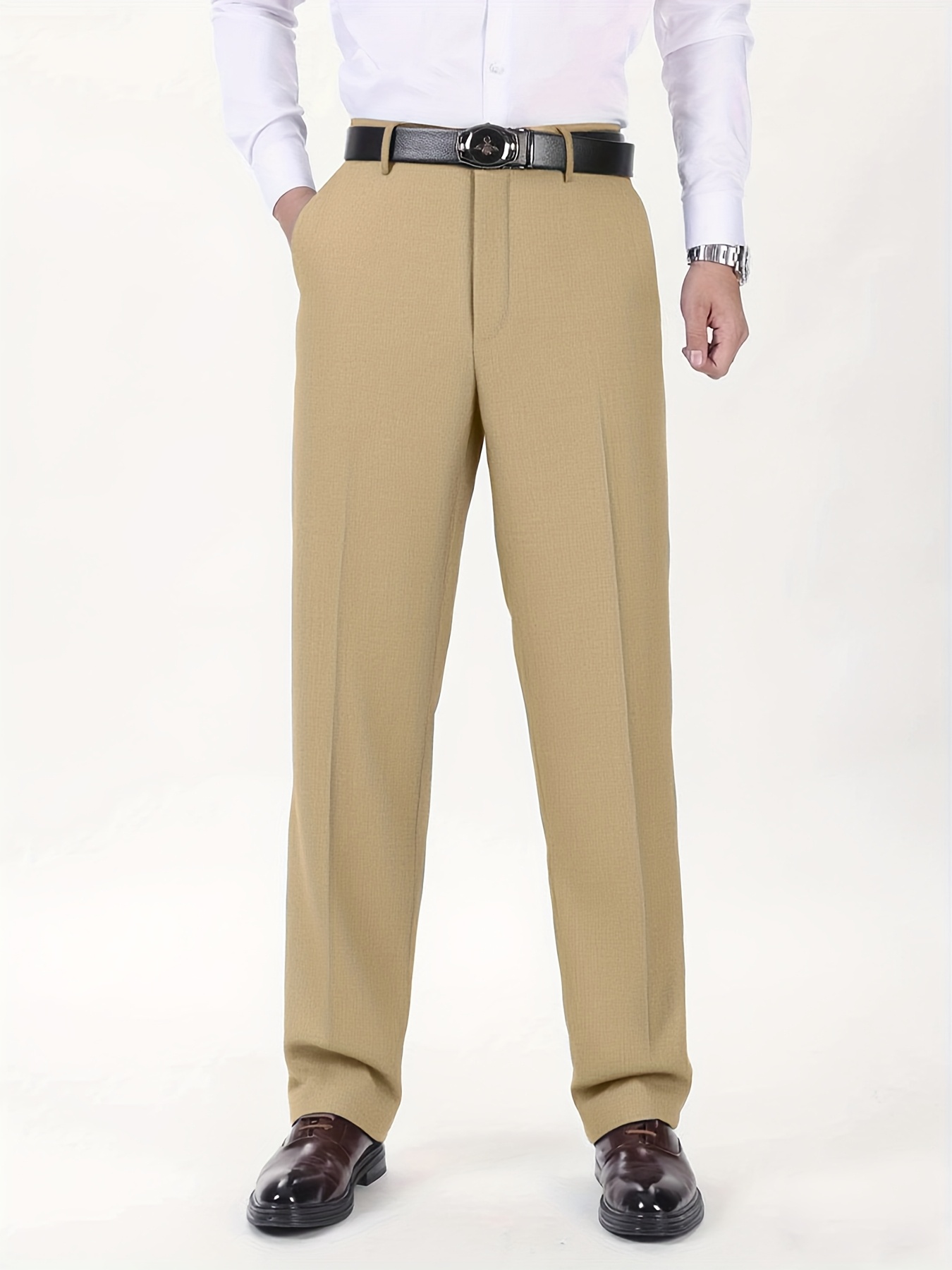 slim fit dress slacks Men's graduation pant – Vincent d'Amérique main image 1