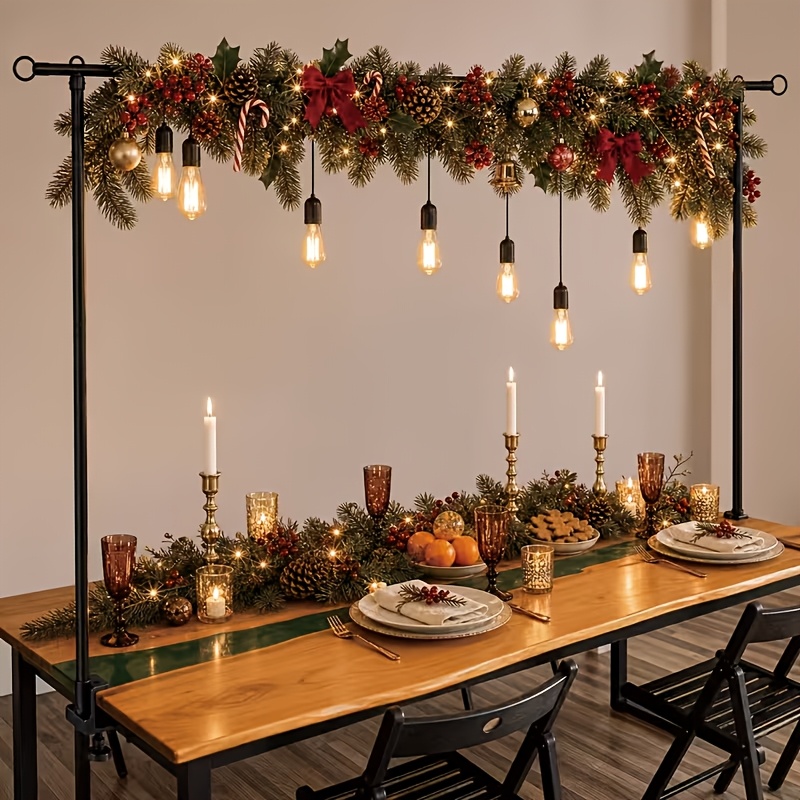 TEMU Adjustable Table Stand - Retractable 2.4ft To 7.55ft - Perfect For Weddings, Birthdays, Christmas Decorations, Party Table Decorations, Events,