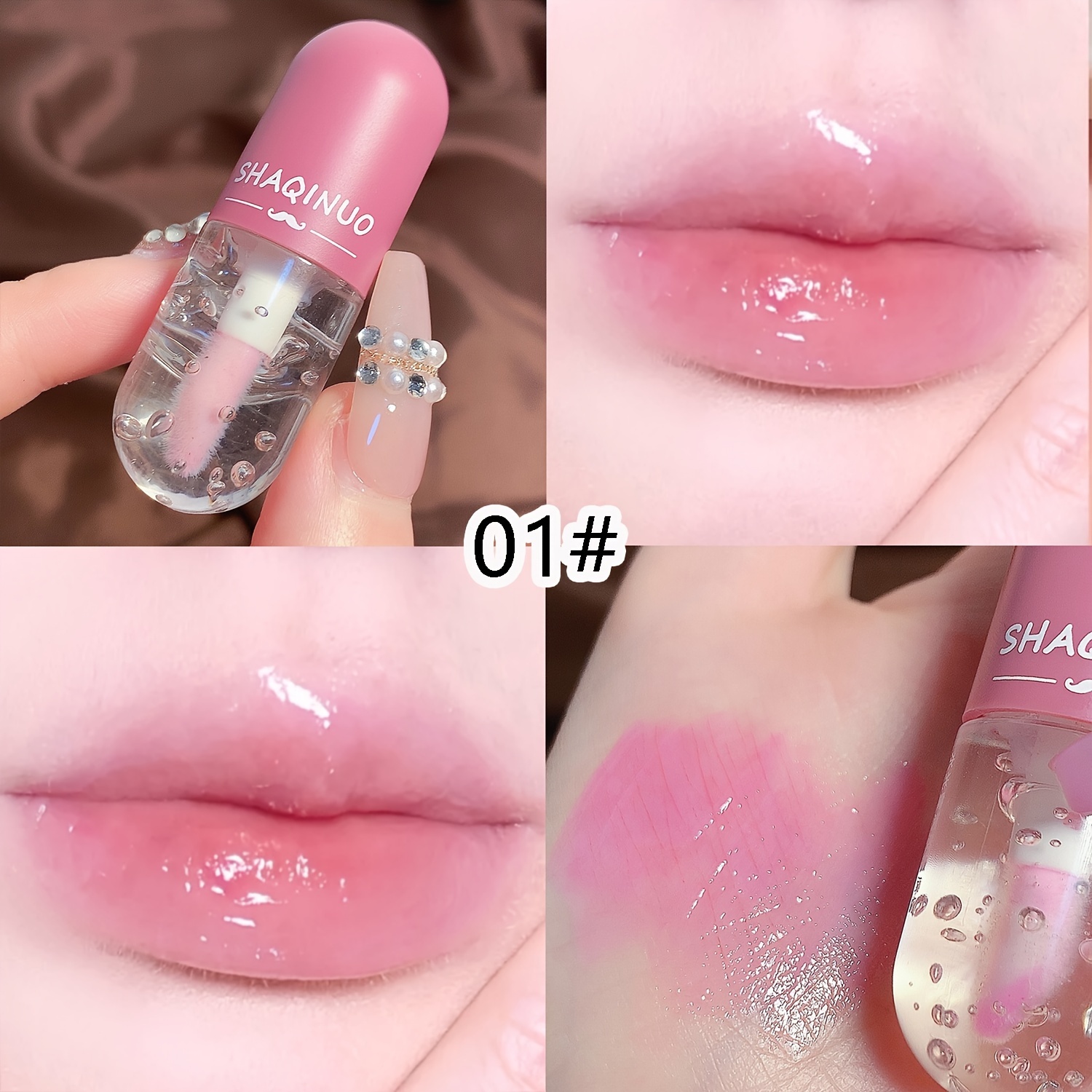 Hydrating Berry-Shade Lip Balm - Nourishing & Moisturizing, Anti-Dryness, Perfect for Daily Wear & Valentine's Gift, Color-fixing, Lip Oil