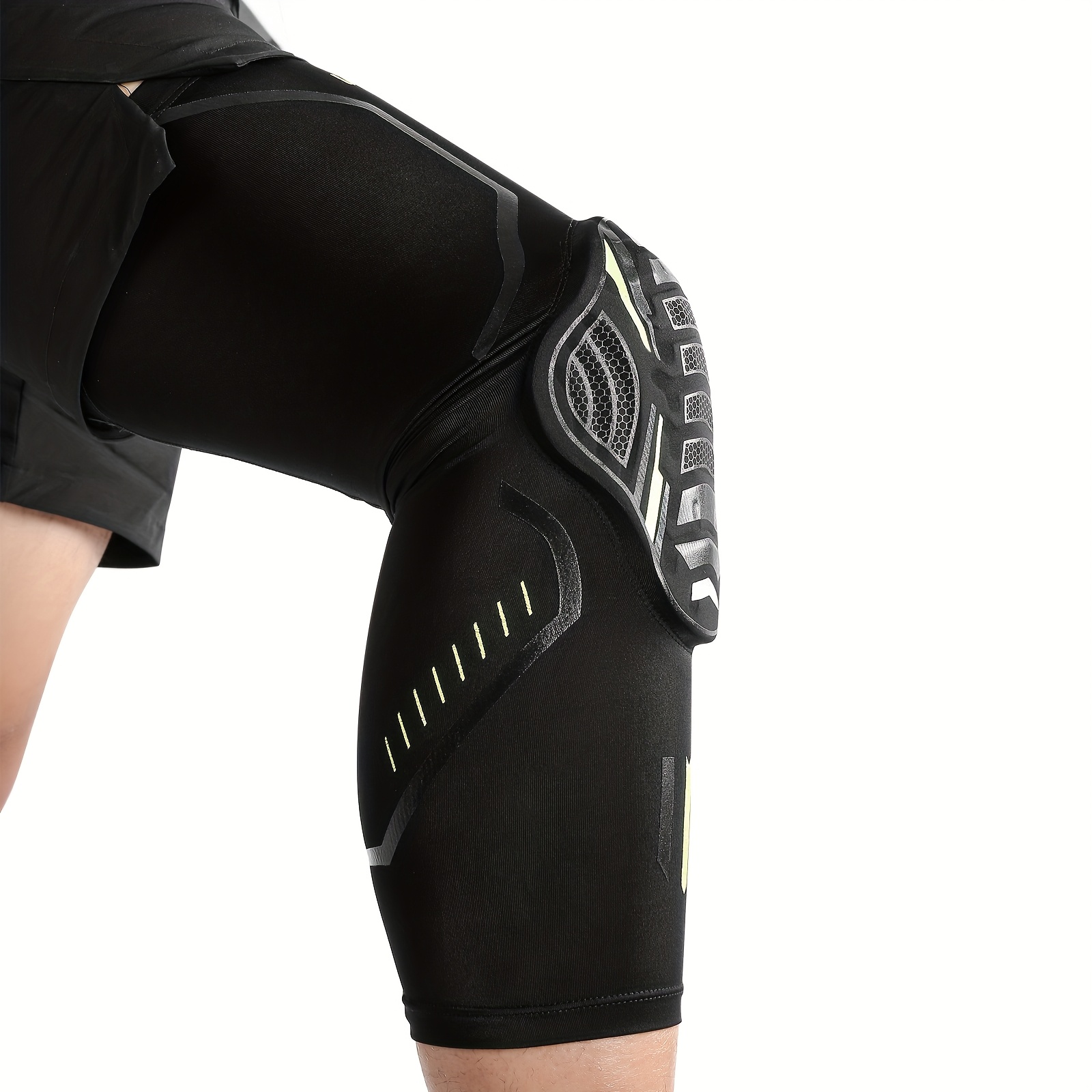Vilico Sports Knee Brace, Compression & Breathability, with Honeycomb Pad for Patella Support, Suitable for Basketball, Football, Cycling, Dance, Running, Fitness, Outdoor Sports, Sports Medicine Braces