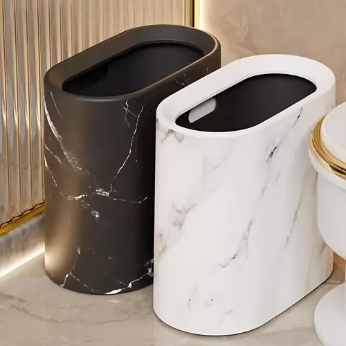 Stylish Cylindrical Trash Bin Made of Wood with a Rotating Lid - Designed to * Odors, Ideal for Use in Homes And Offices, Suitable for Bathrooms, Living Rooms, Kitchens, And Small Bathrooms.
