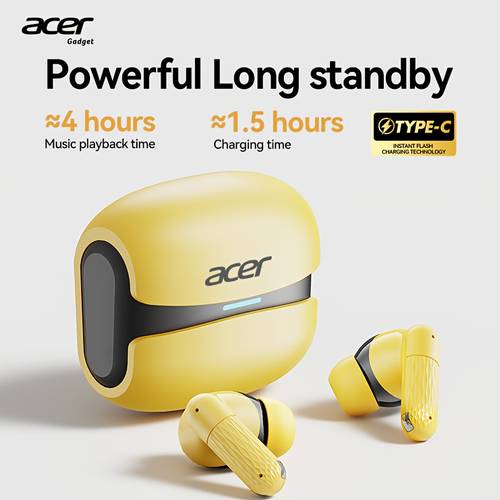 wireless active noise cancellation earbuds wireless 5 4 ear earphones with powerful noise isolation headphones for running exercising gaming essentials fitness touch control with anc enc