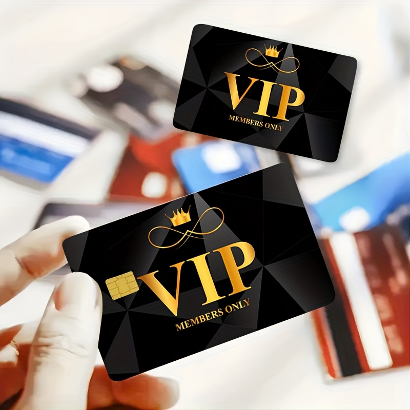 

Lot de 2 Autocollants Amusants pour Cartes VIP - Protection de Privée en PVC , Adapté pour Cartes de Crédit, Cartes Bancaires et Cartes de Transport - aux Rayures, Accessoire de