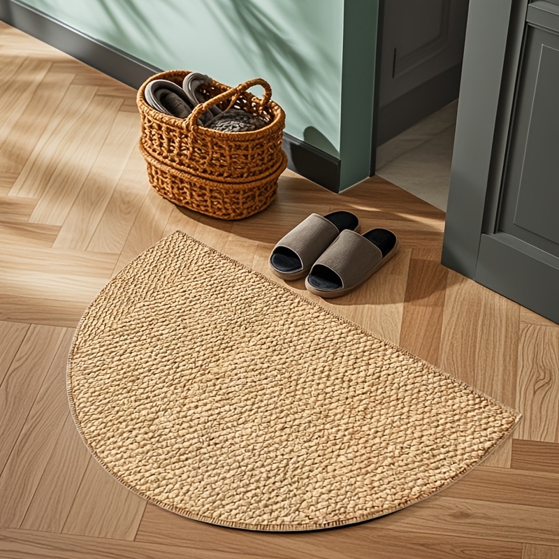 TEMU 1pc [velumis] - Style Non-slip Doormat, Semi-circular Bathroom Mat, Floor Mat, Decoration Carpet, Doormat, Outdoor Doormat, Indoor/outdoor