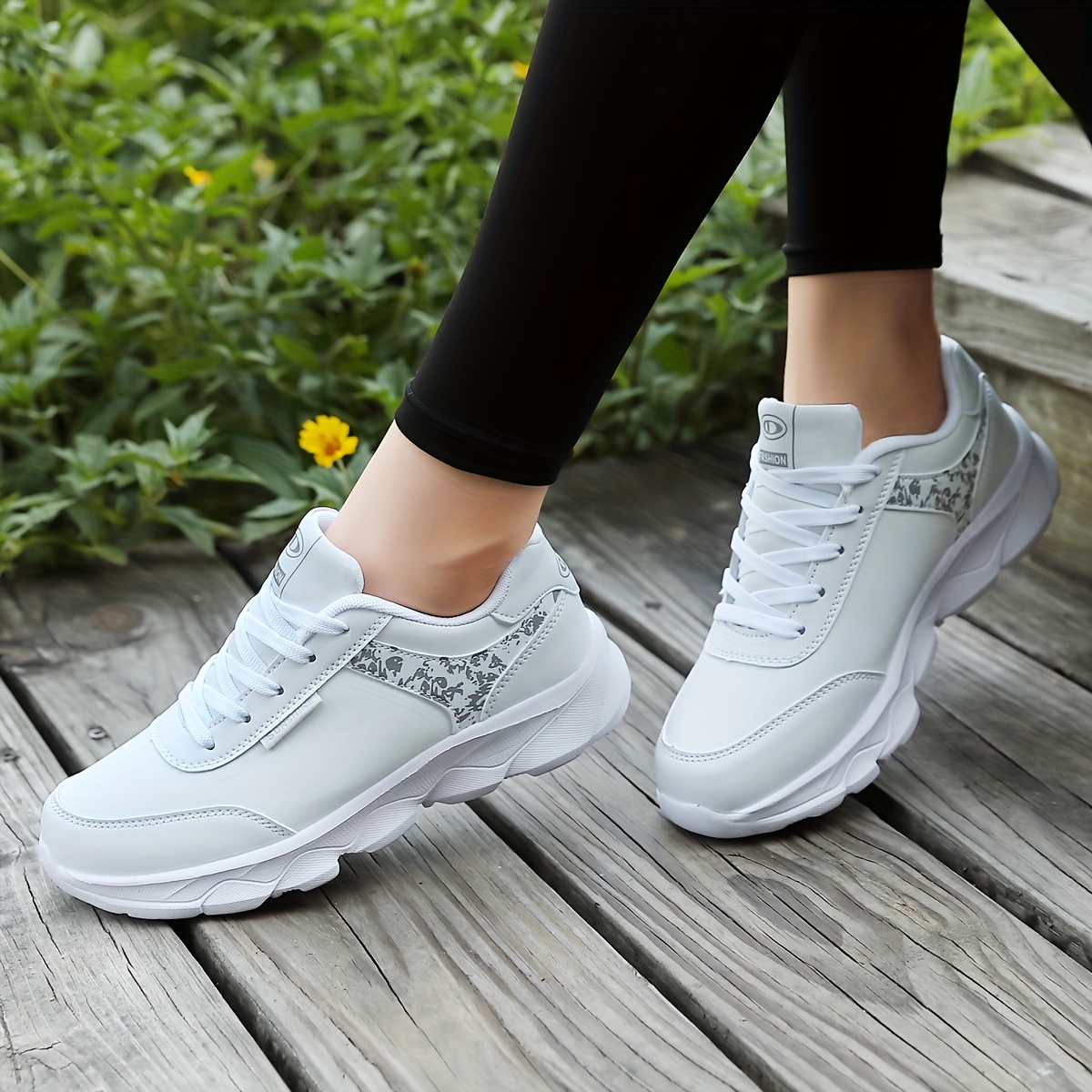 [Breathable Casual Sneakers] Breathable Lightweight Casual Women's Sneakers - Lace-up Travel Running Shoes - Low-top Single Shoes