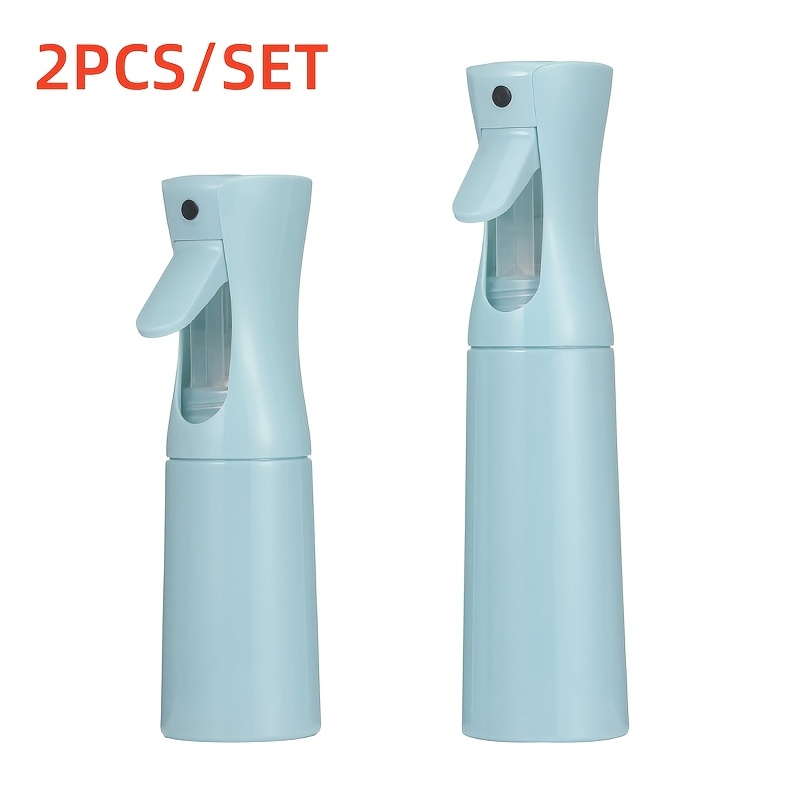Image of 2pcs Spray Bottle, Fine Mist Spray For Hair, Continuous Spray Bottle For Skincare, Refillable Spray Container, Plant Care, Pet Grooming, Cleaning