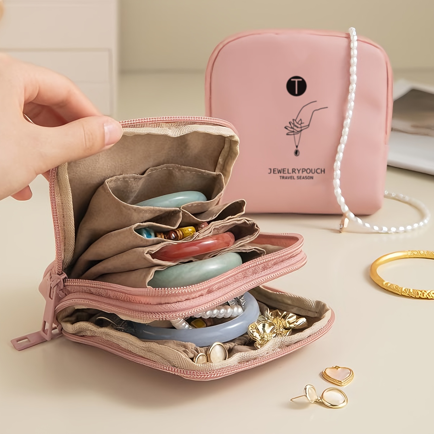 schmuck organizer tasche
