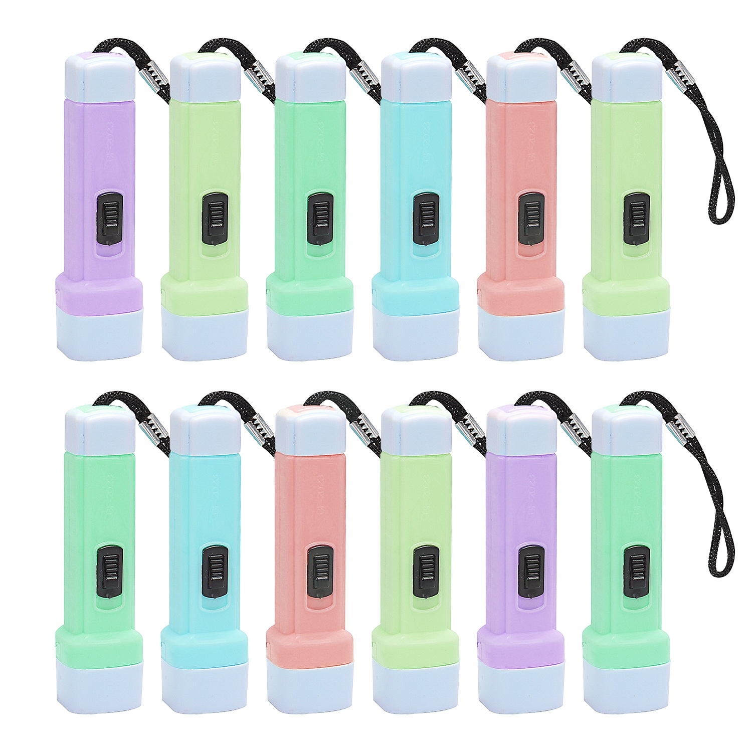 TEMU 12pcs Mini Macaron Flashlight, A Of Color Options, Portable Novelty Gifts, Flashlight Gifts, Valentine's Day Gifts, Gifts For , Family, And