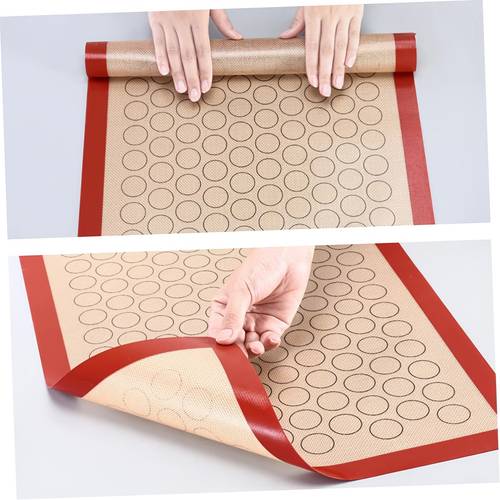 silicone baking mat high temperature fiberglass macaron baking mat oven non stick silicone baking sheet mat