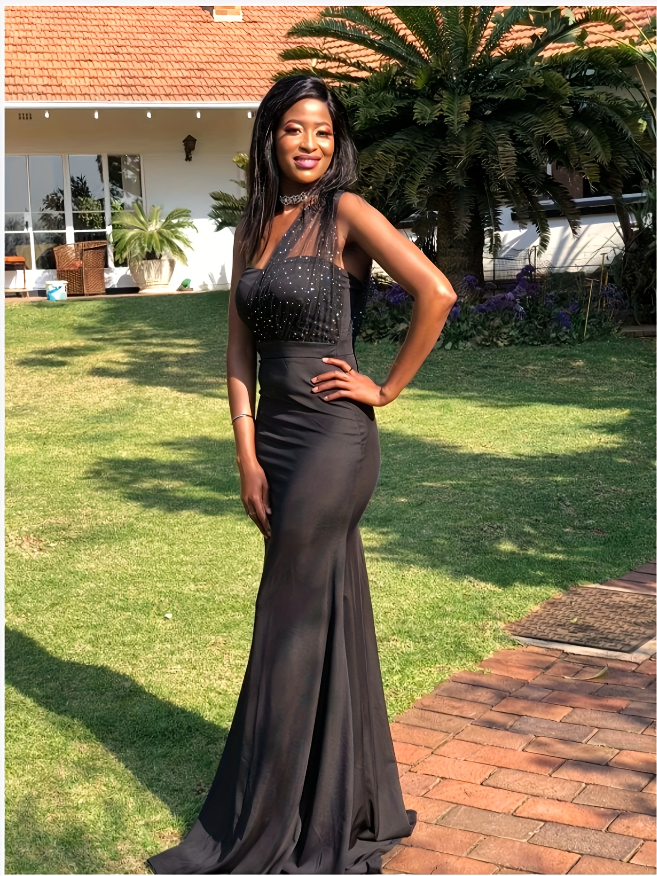 mesh dress outfit This dress is a must-have!!!, Outfit Name : Sena 2.0, dress , Outfit  Description : A hand beaded mesh dress , Available to order in size 8 - 18,  Price