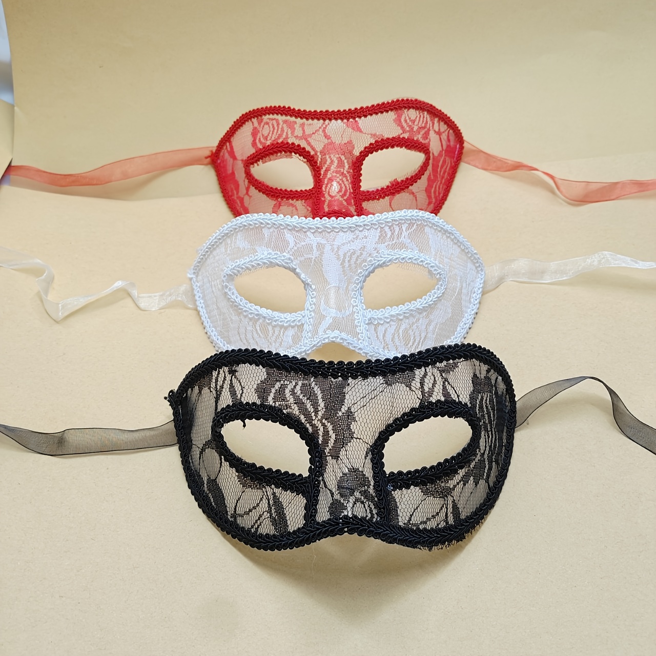 2er Set Masken Für Paare – Venezianisch Mit Schmetterling, Verstellbar, Für Karneval & Halloween