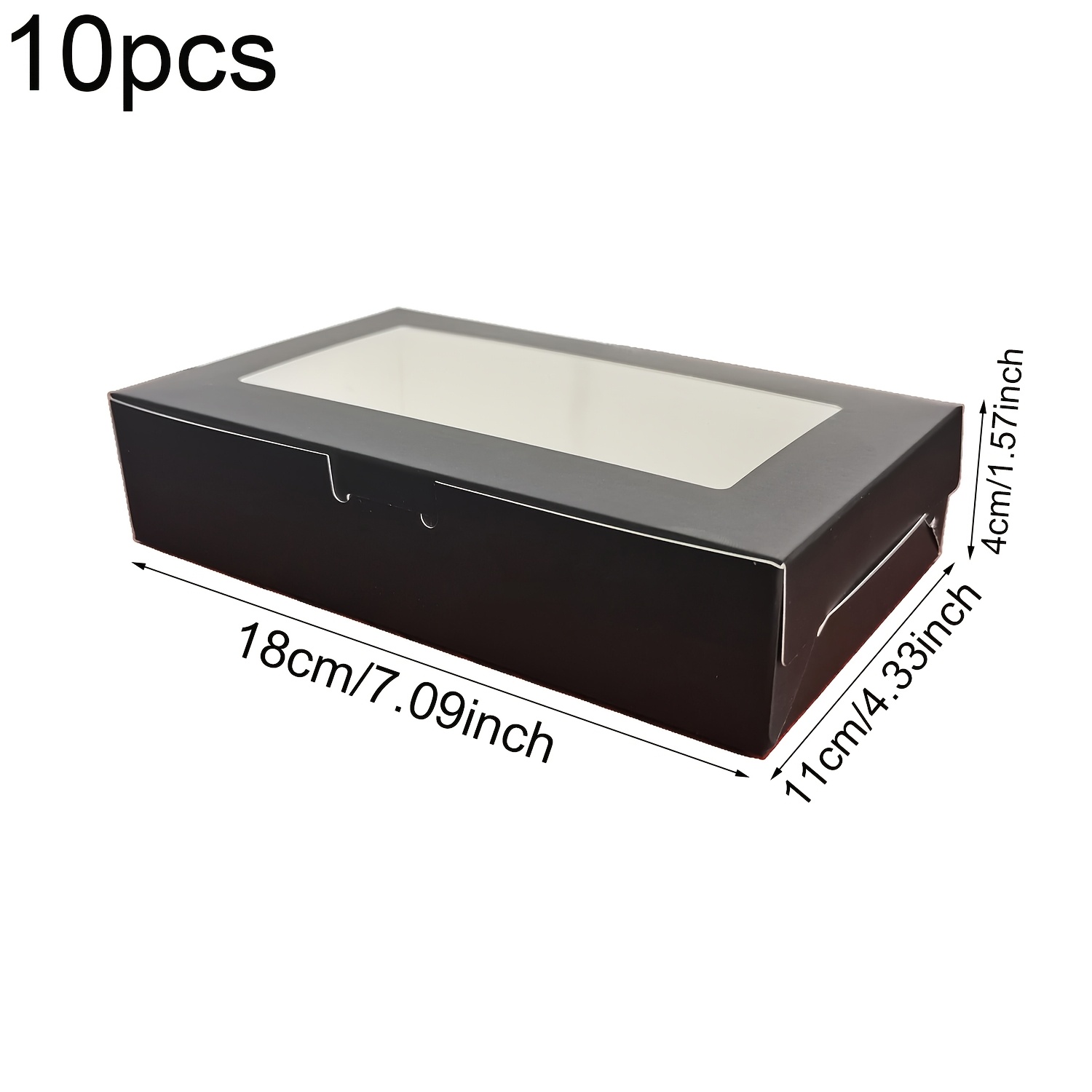 TEMU 10pcs (pack) Square Gift Boxes With Lids - Multicolor Options Suitable For Jewelry, Trinket & Small Item Packaging - Elegant For Wedding Favors,