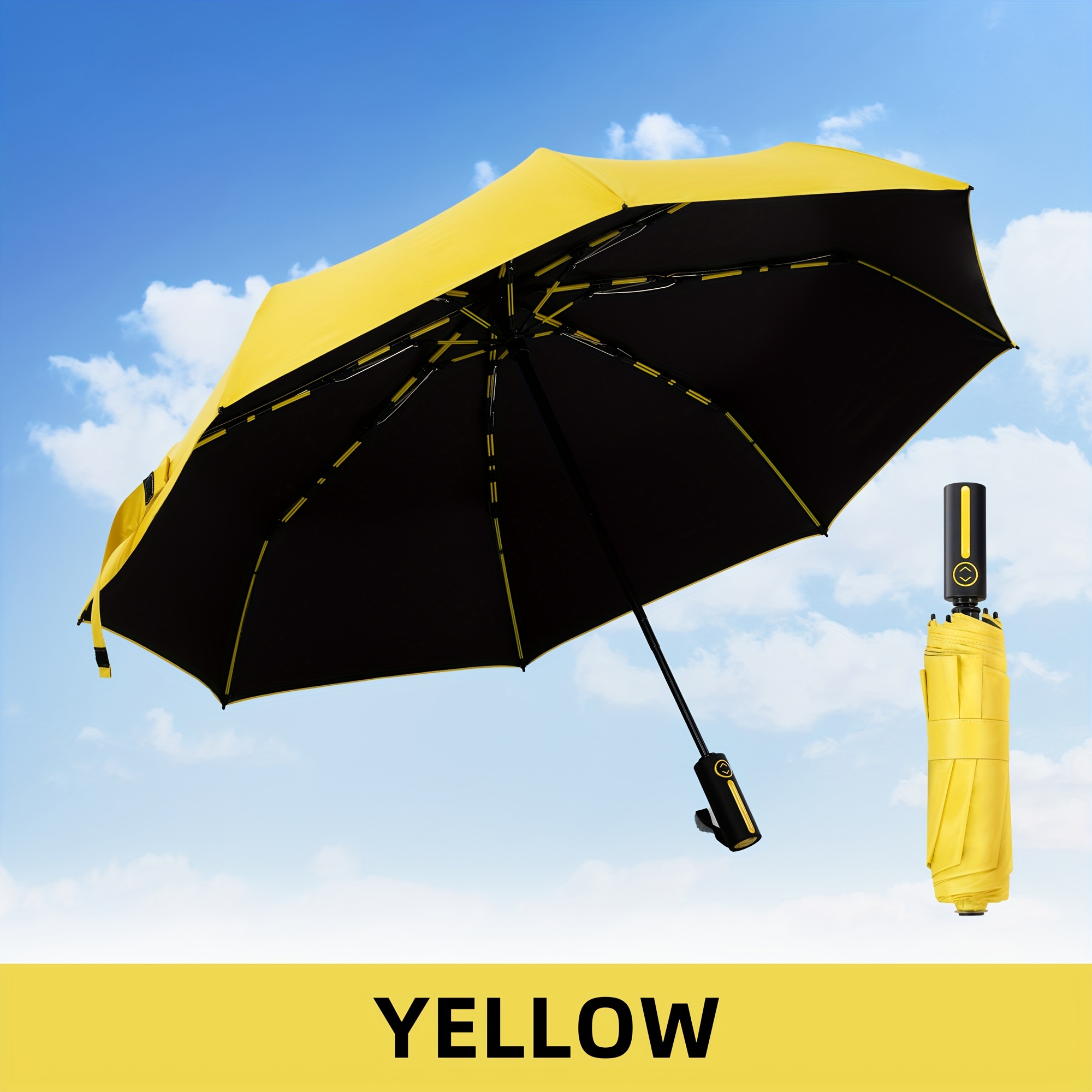 

Anti-storm Special Umbrella Umbrella Reinforced Full-automatic Home Portable Folding Umbrella Umbrella