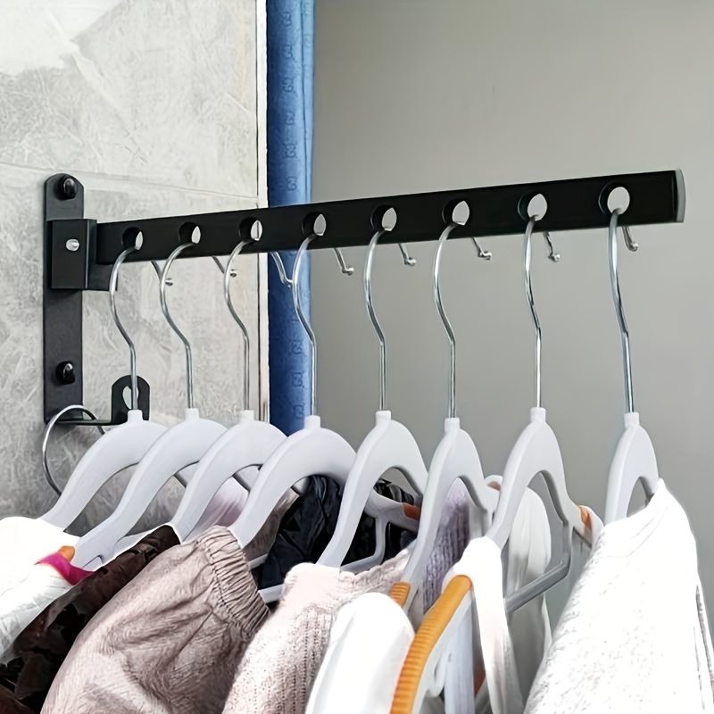 1pc wall mounted foldable multi hook coat rack Temu Kuwait