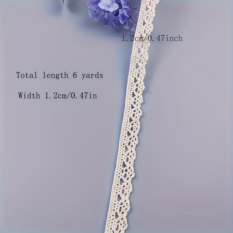 Image of Of Lace Trim For Vintage Decoration, Ribbon Sewing Crafts For Wedding Decor