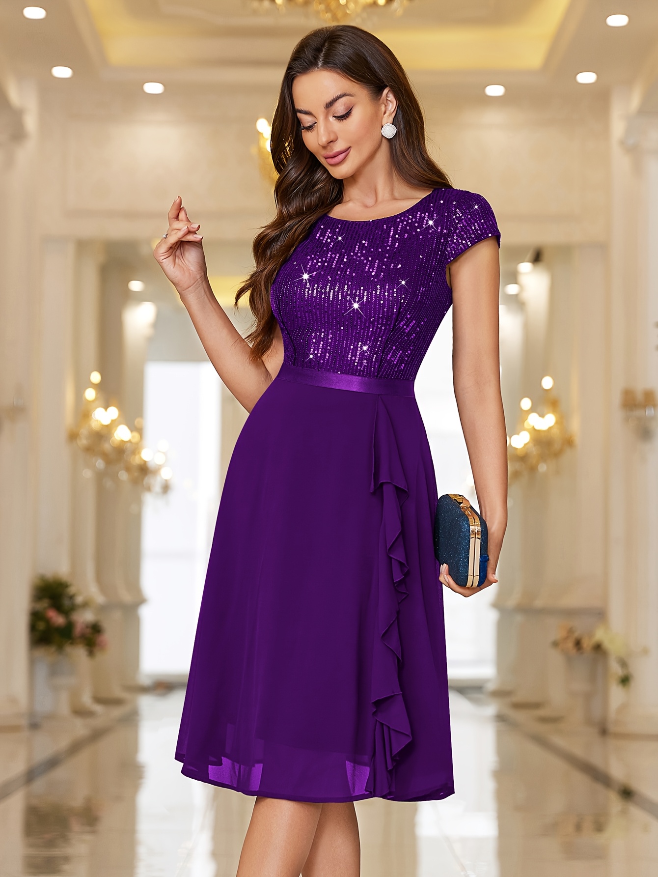 Flowy Knee Length Dress Flowy Knee Length Dresses On Sale