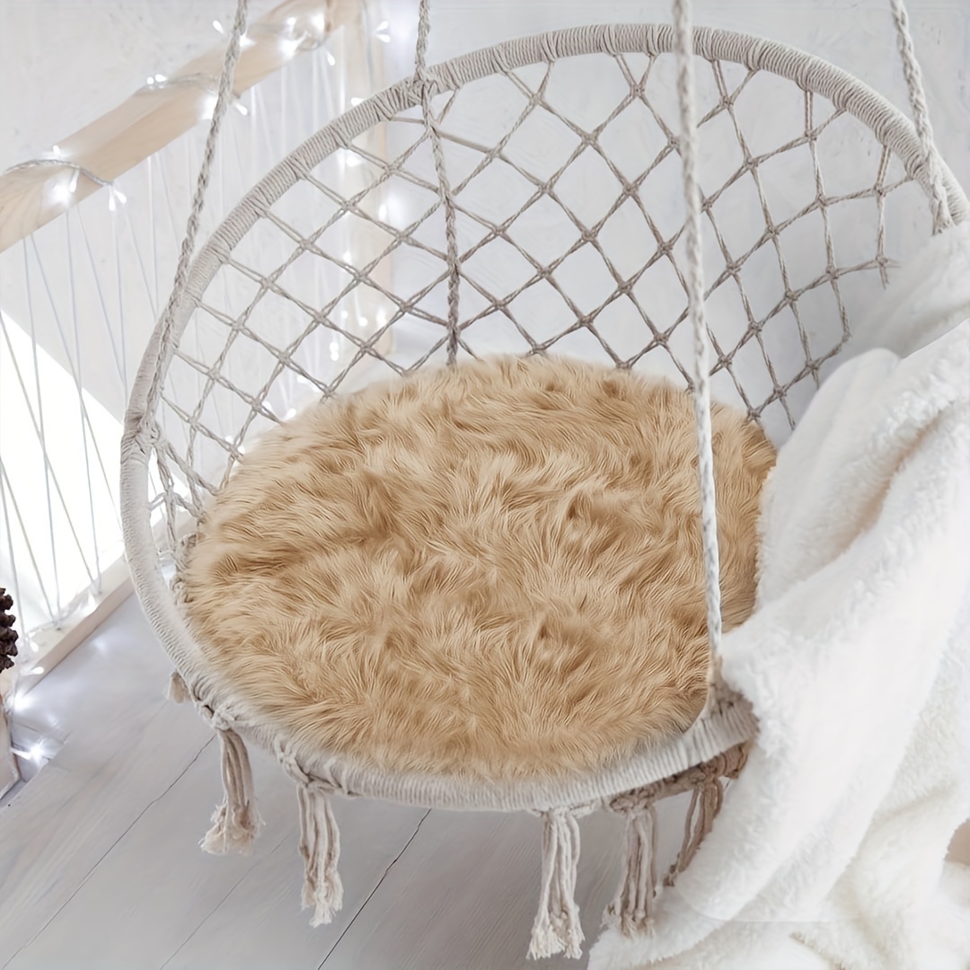 1pc 30*30cm 5cm Thick 70g Small Round Bedroom Sofa Chair Cushion Home Decor Carpet Mat