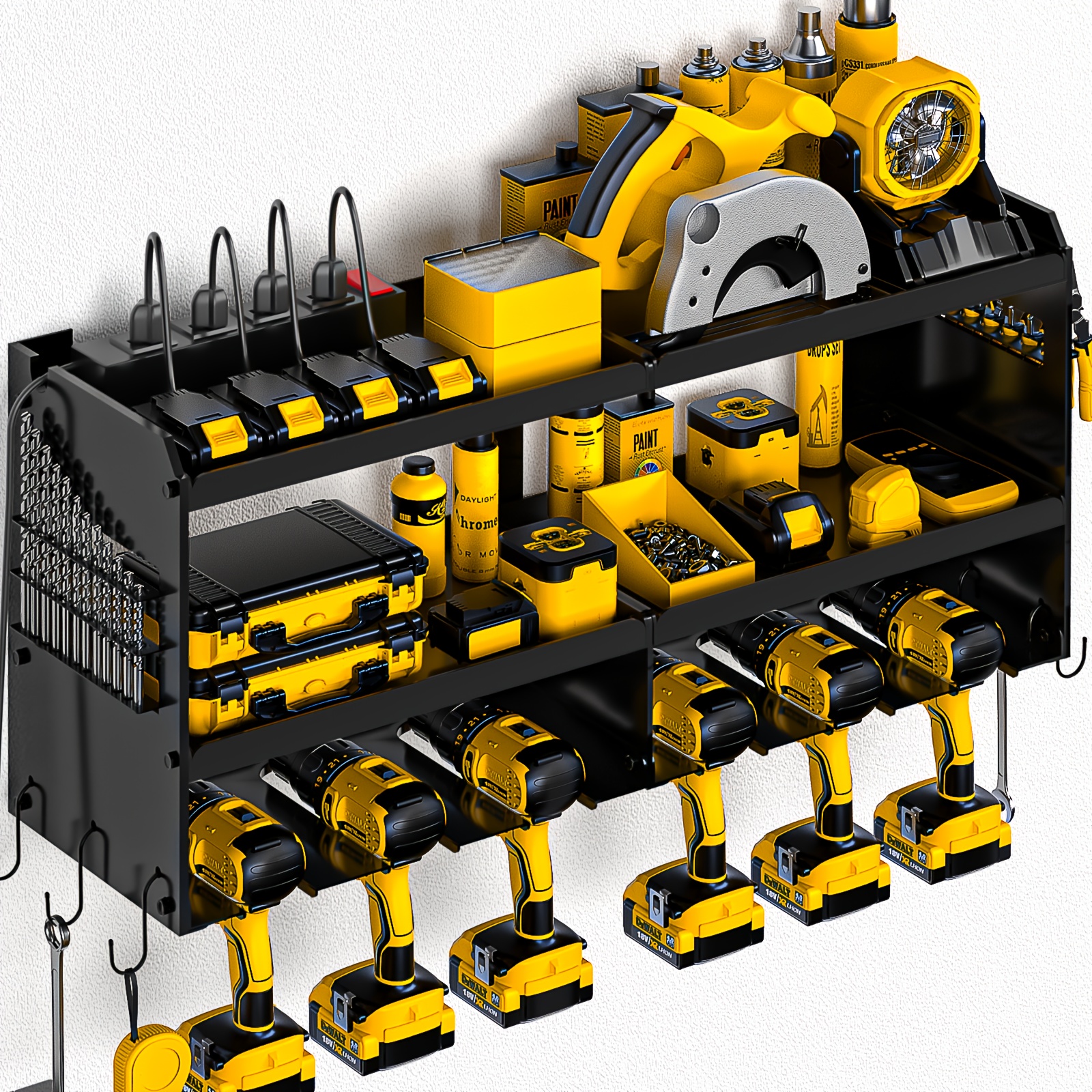 

Tool Organizer , Tool 6 , Tool Battery Screwdriver Duty , Tool 4 Outlet